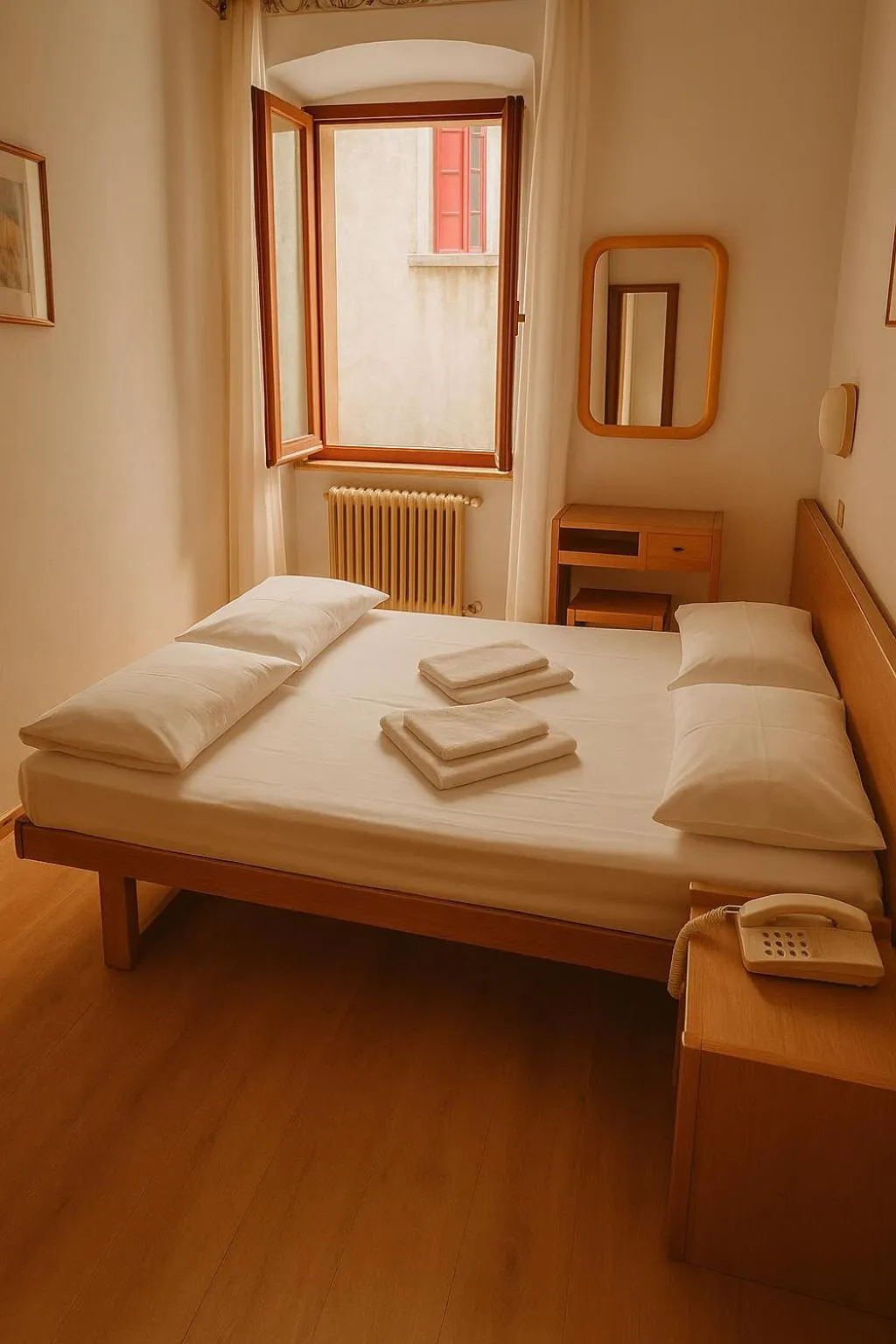 Bedroom, Bed in Hotel Modena old town