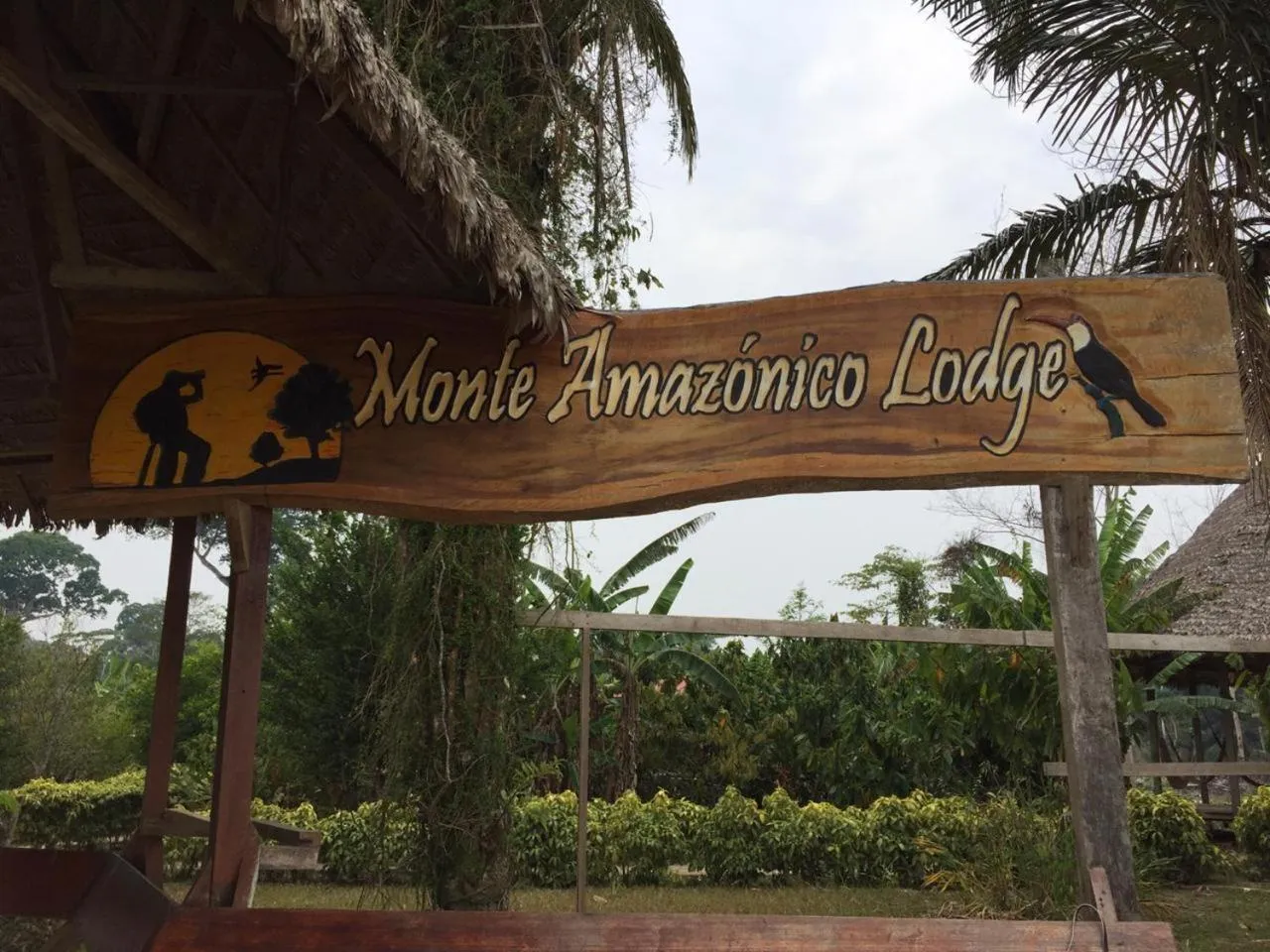 Facade/entrance in Monte Amazonico Lodge