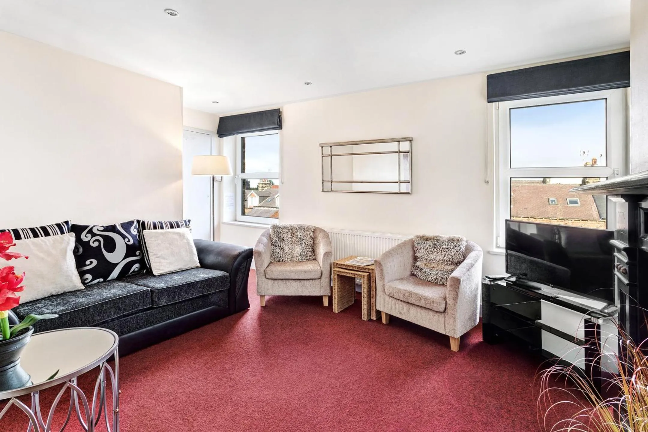 Living room in Granville Apartments Harrogate