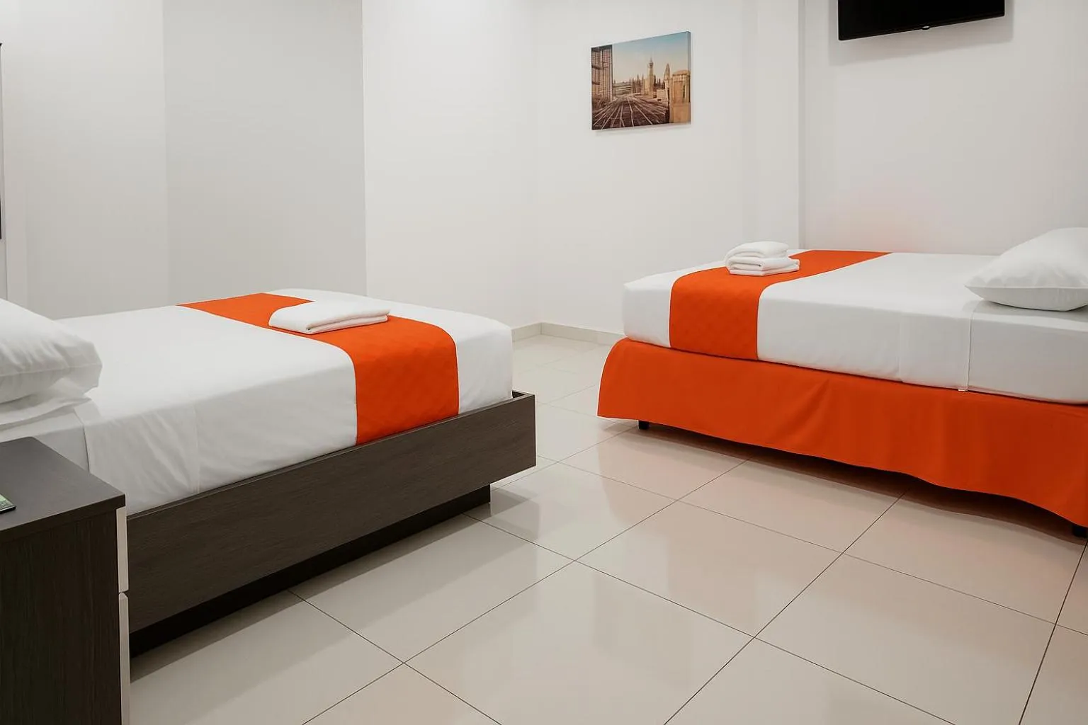 Bed in Hotel Milan Costa Rica