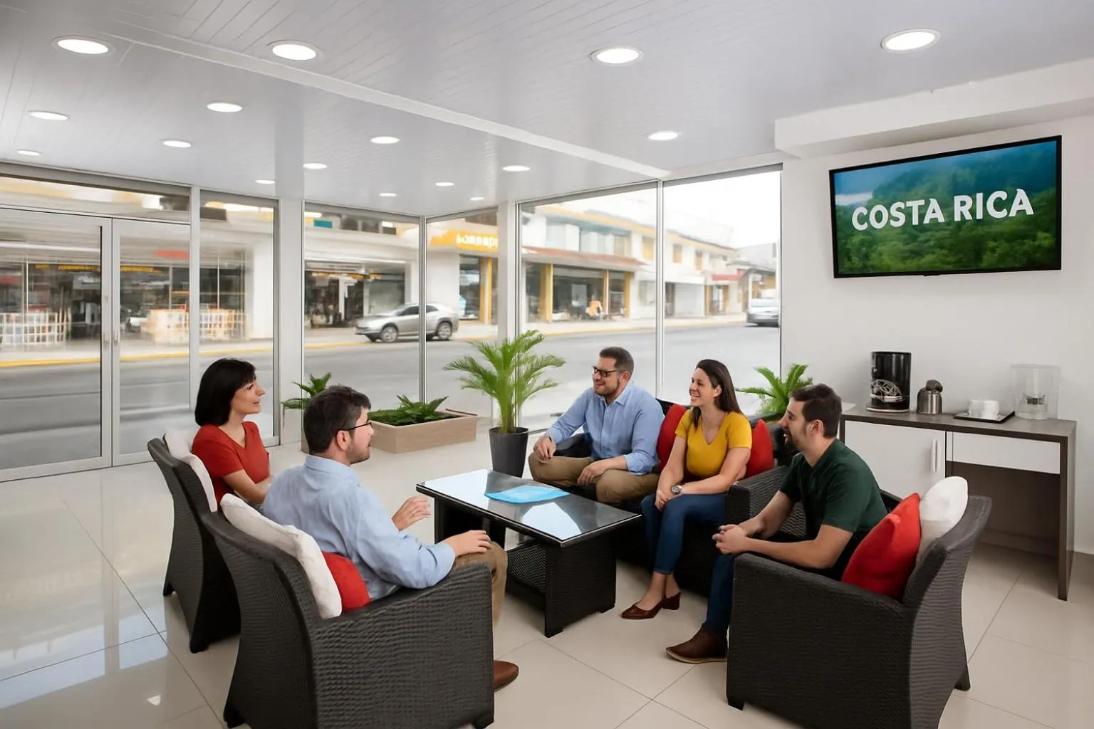 Lobby or reception in Hotel Milan Costa Rica