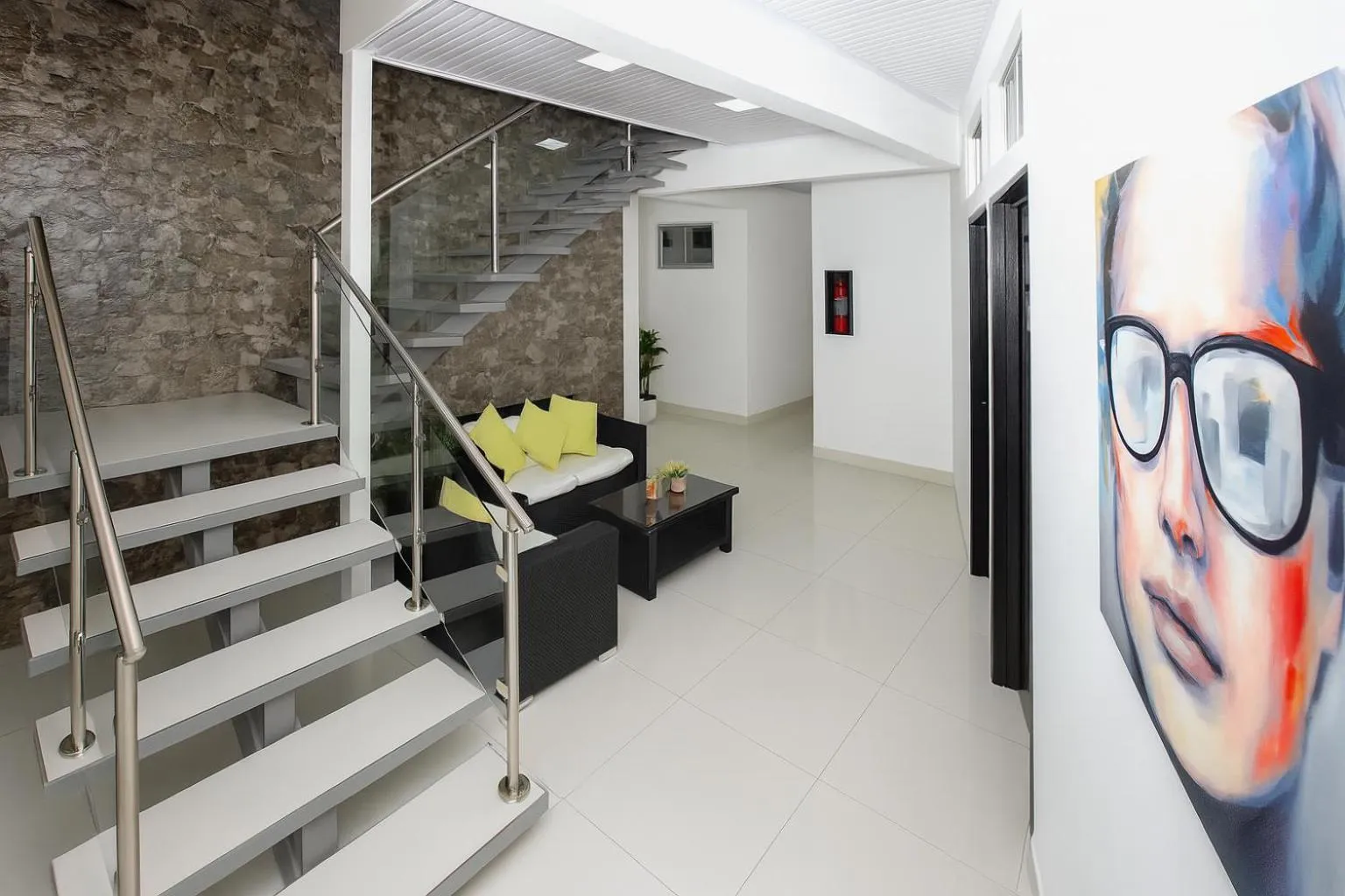 Seating area in Hotel Milan Costa Rica