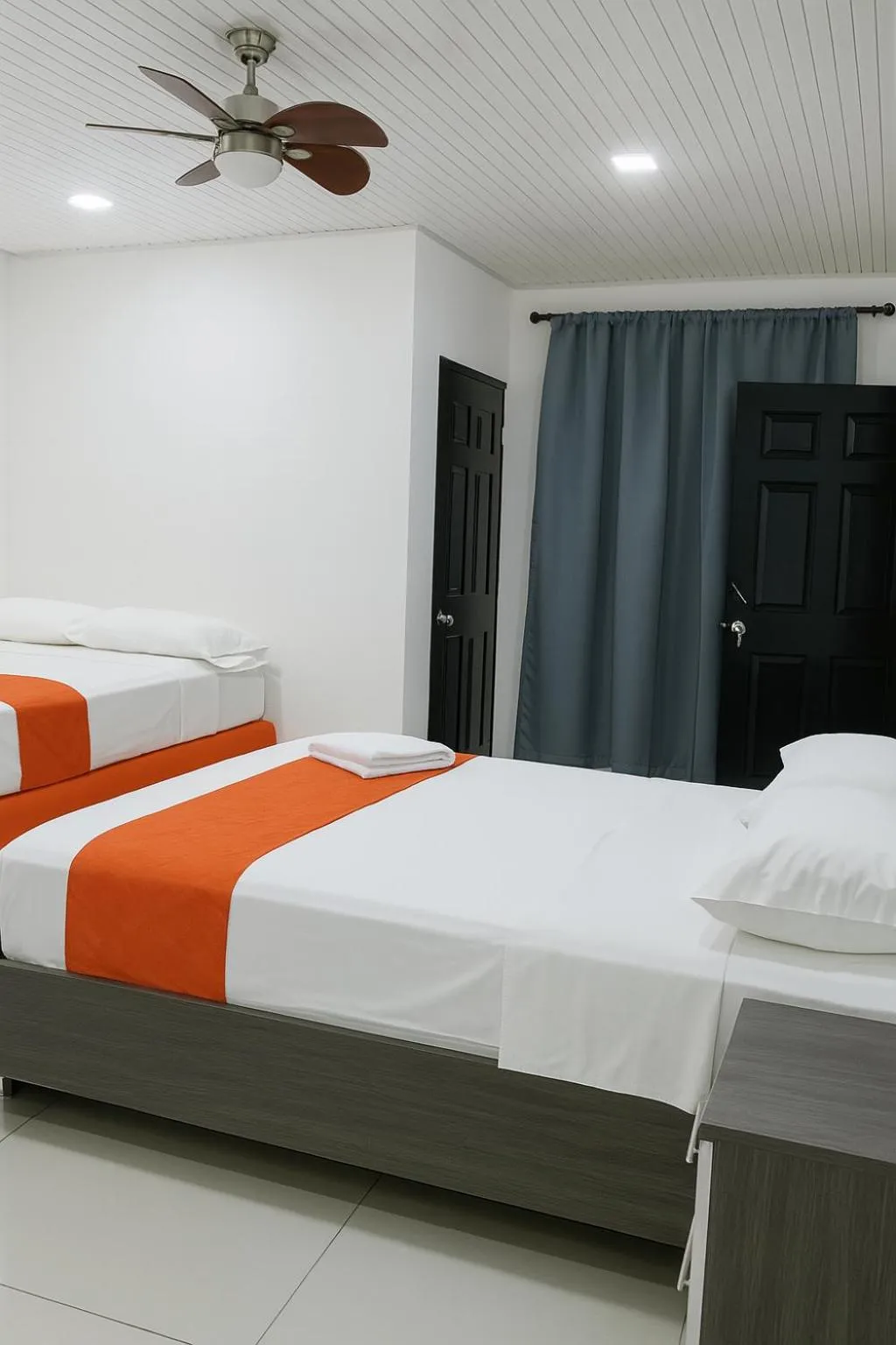 Bed in Hotel Milan Costa Rica