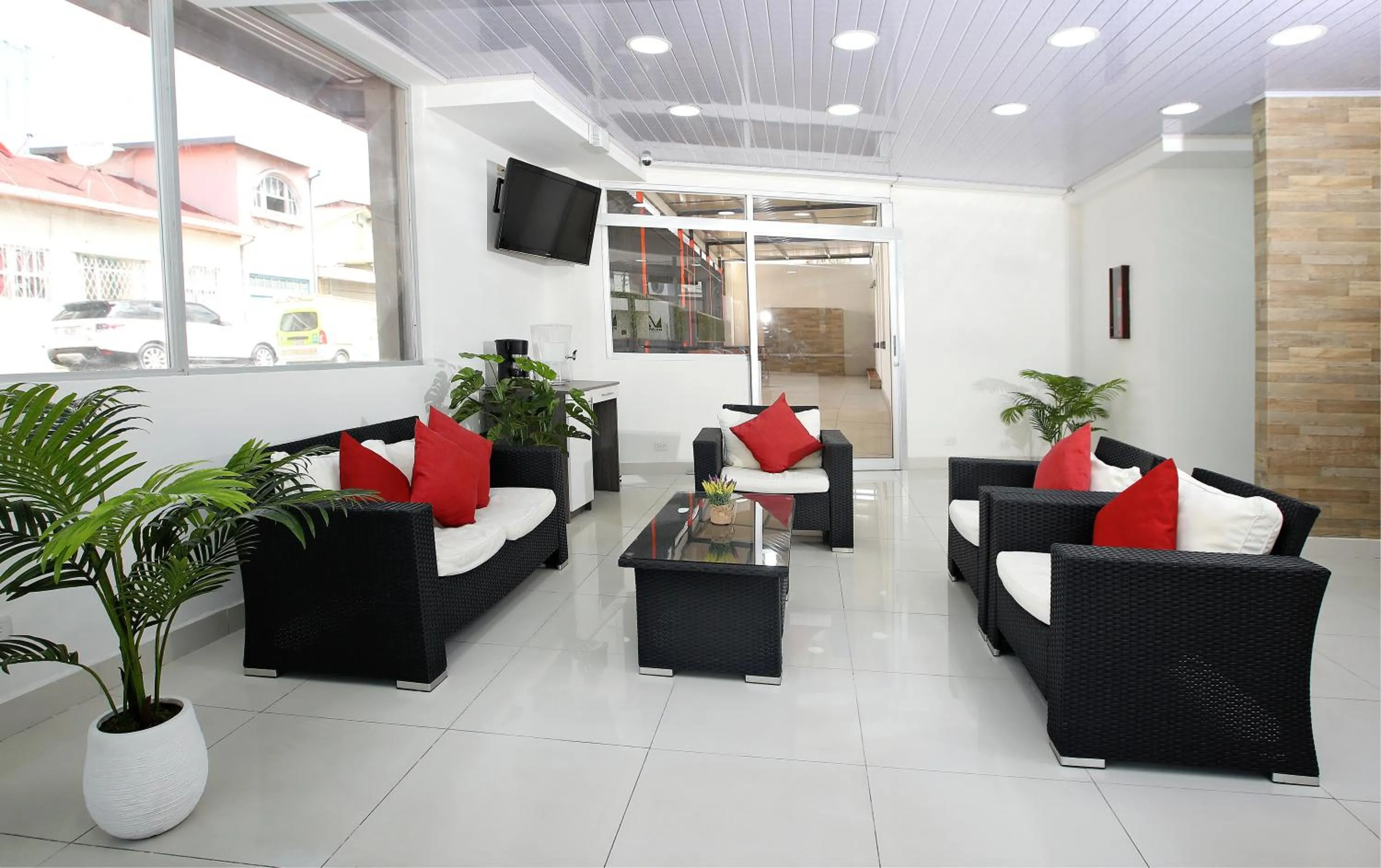 Lobby or reception in Hotel Milan Costa Rica