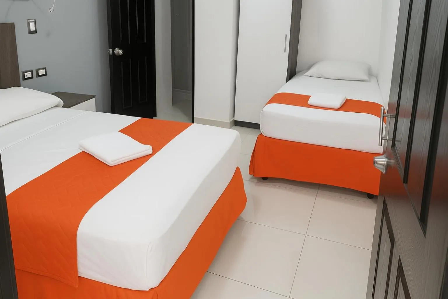 Bed in Hotel Milan Costa Rica