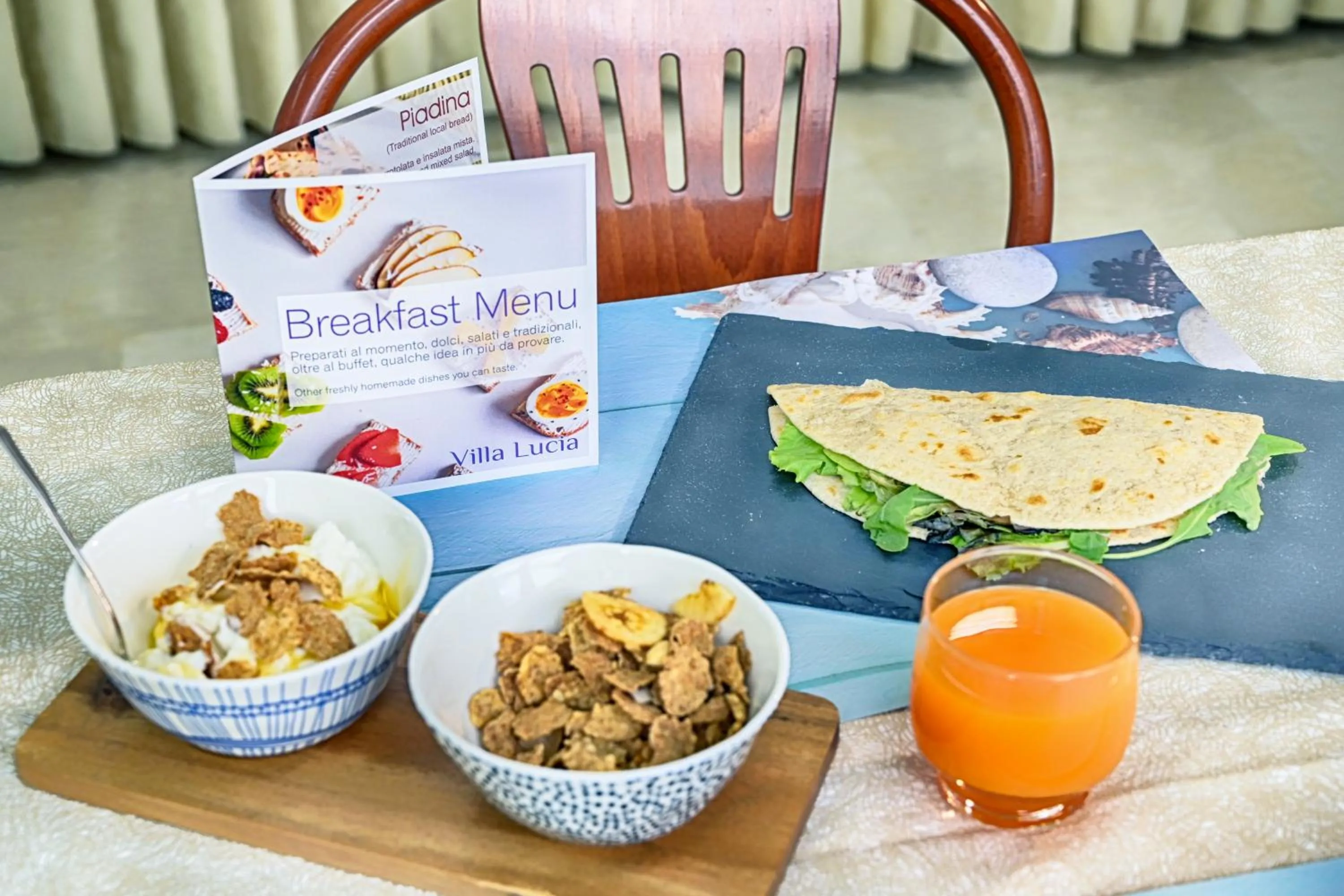 Breakfast in Albergo Villa Lucia