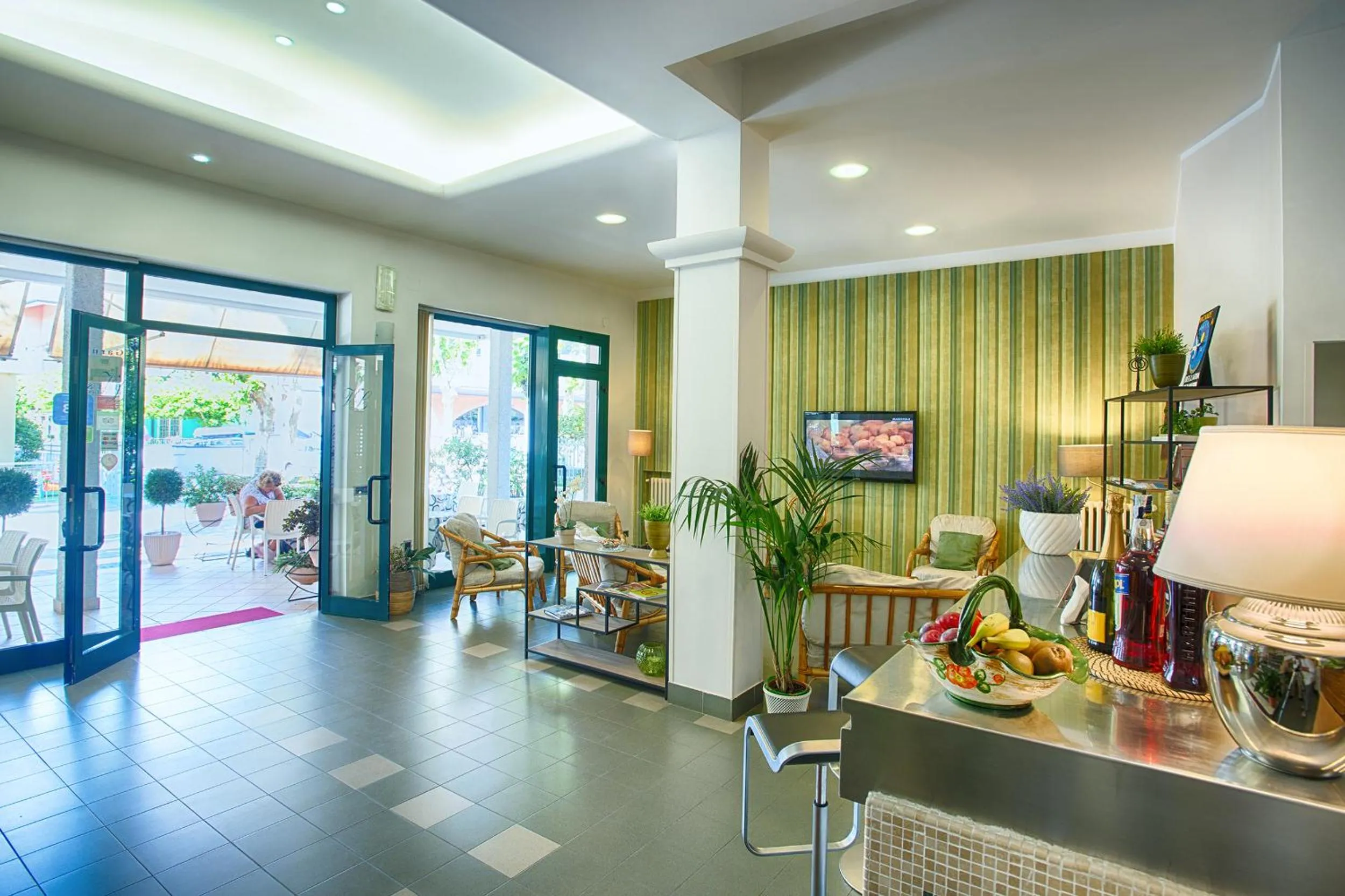 Lobby or reception in Albergo Villa Lucia