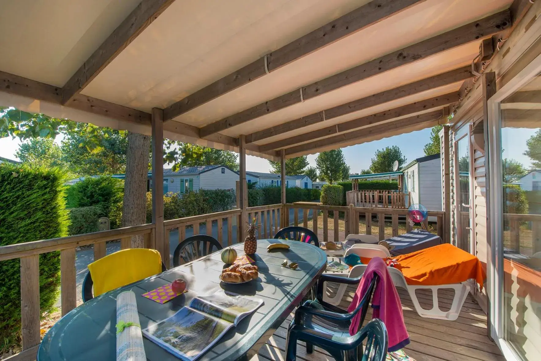 Mobile Home Prestige (6-8 people) in Camping L'Ocean Mobile Home Prestige (6-8 people) in Camping L'Ocean