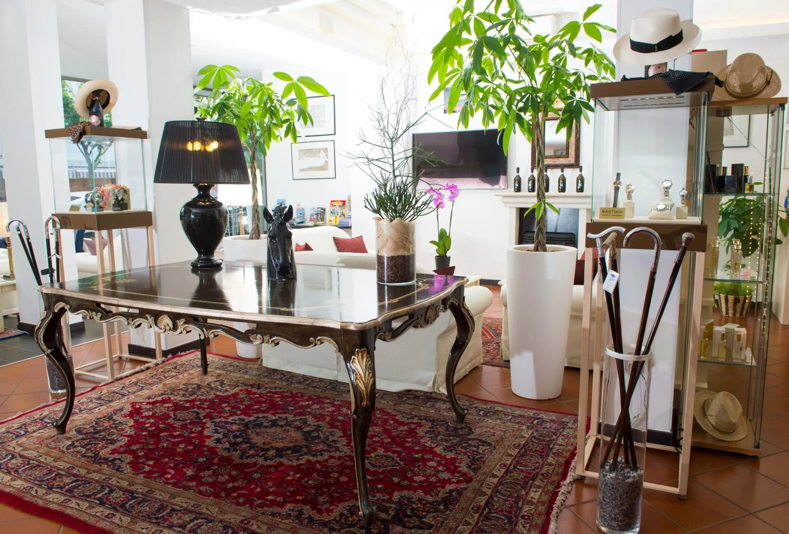 Communal lounge/ TV room in Hotel Rossini 4S