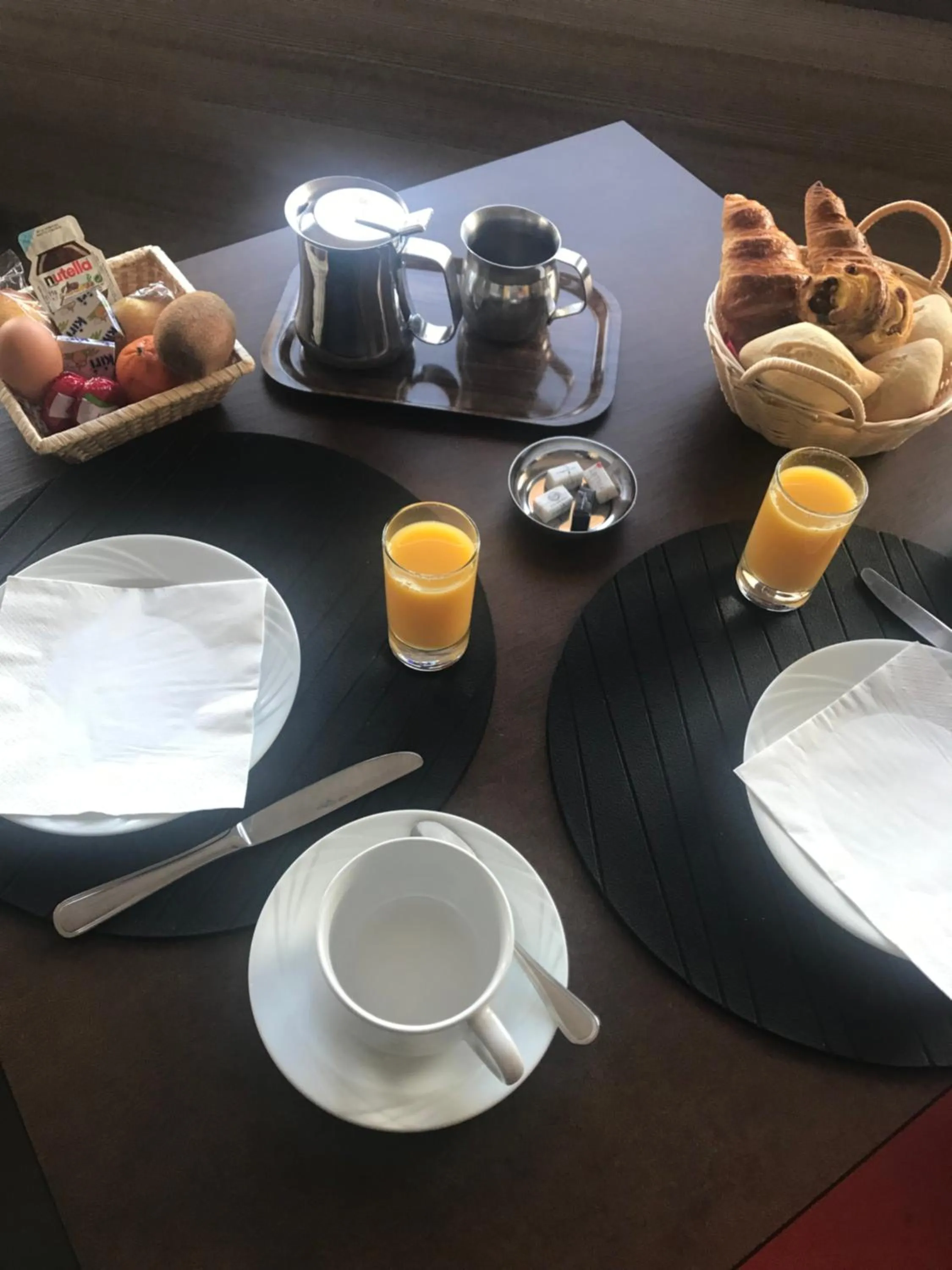 Buffet breakfast in Hôtel Restaurant le Panorama