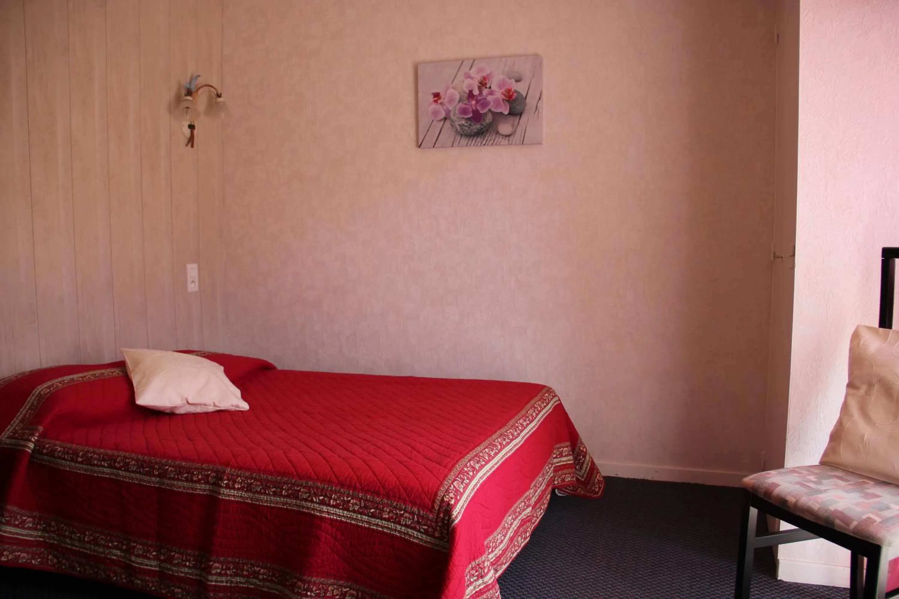 Bed in Hôtel Restaurant le Panorama