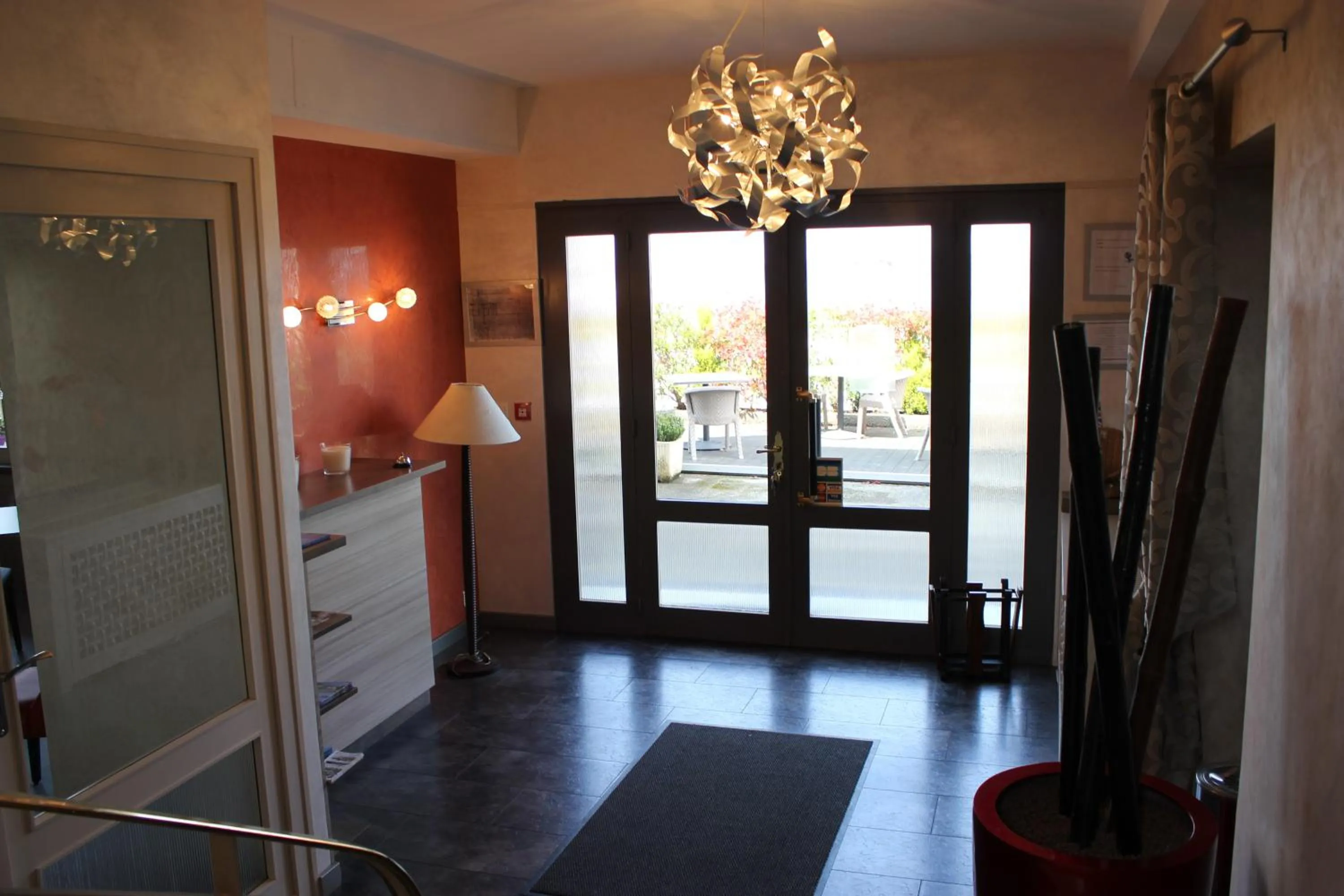 Decorative detail in Hôtel Restaurant le Panorama