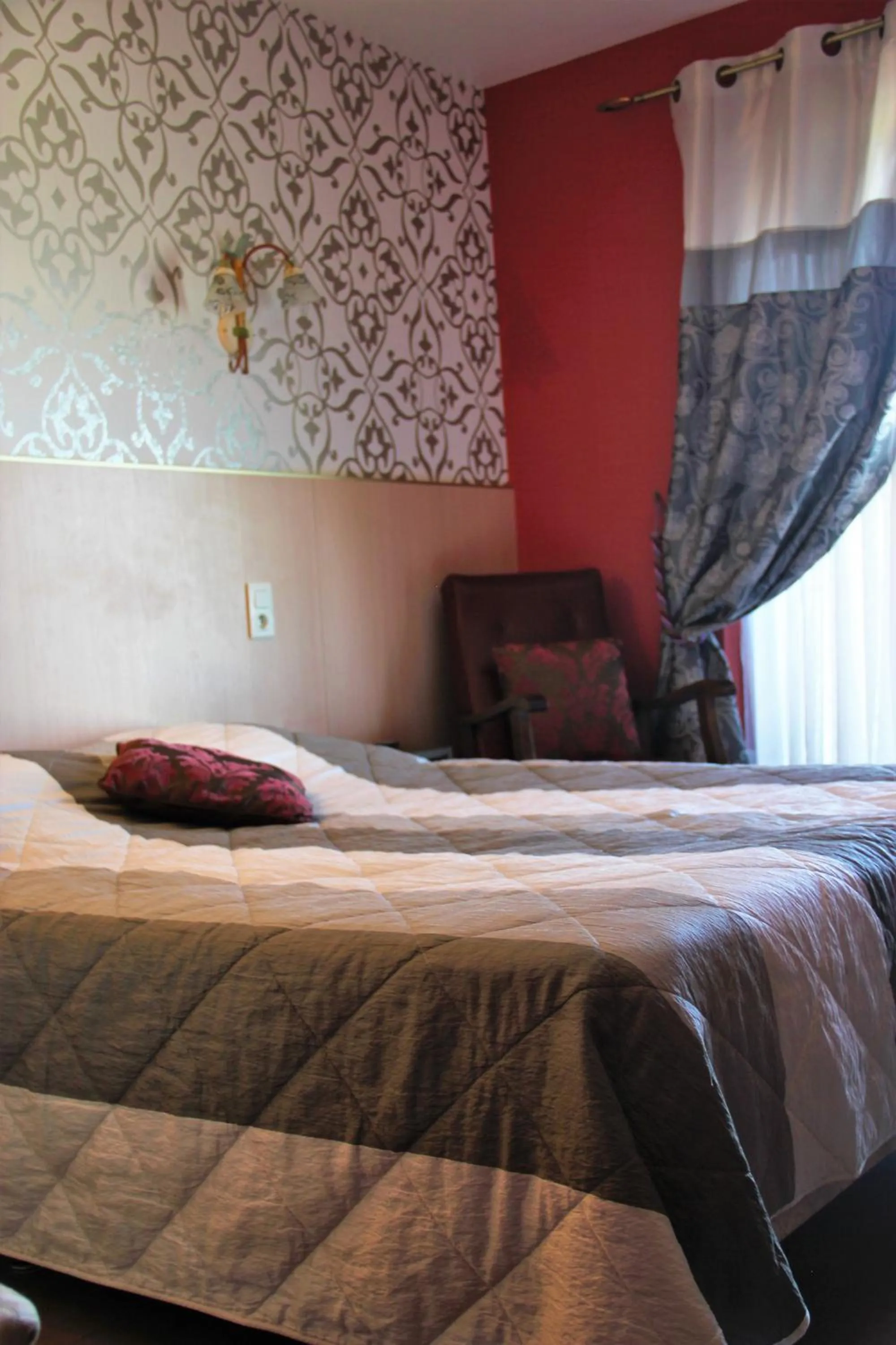 Bed in Hôtel Restaurant le Panorama