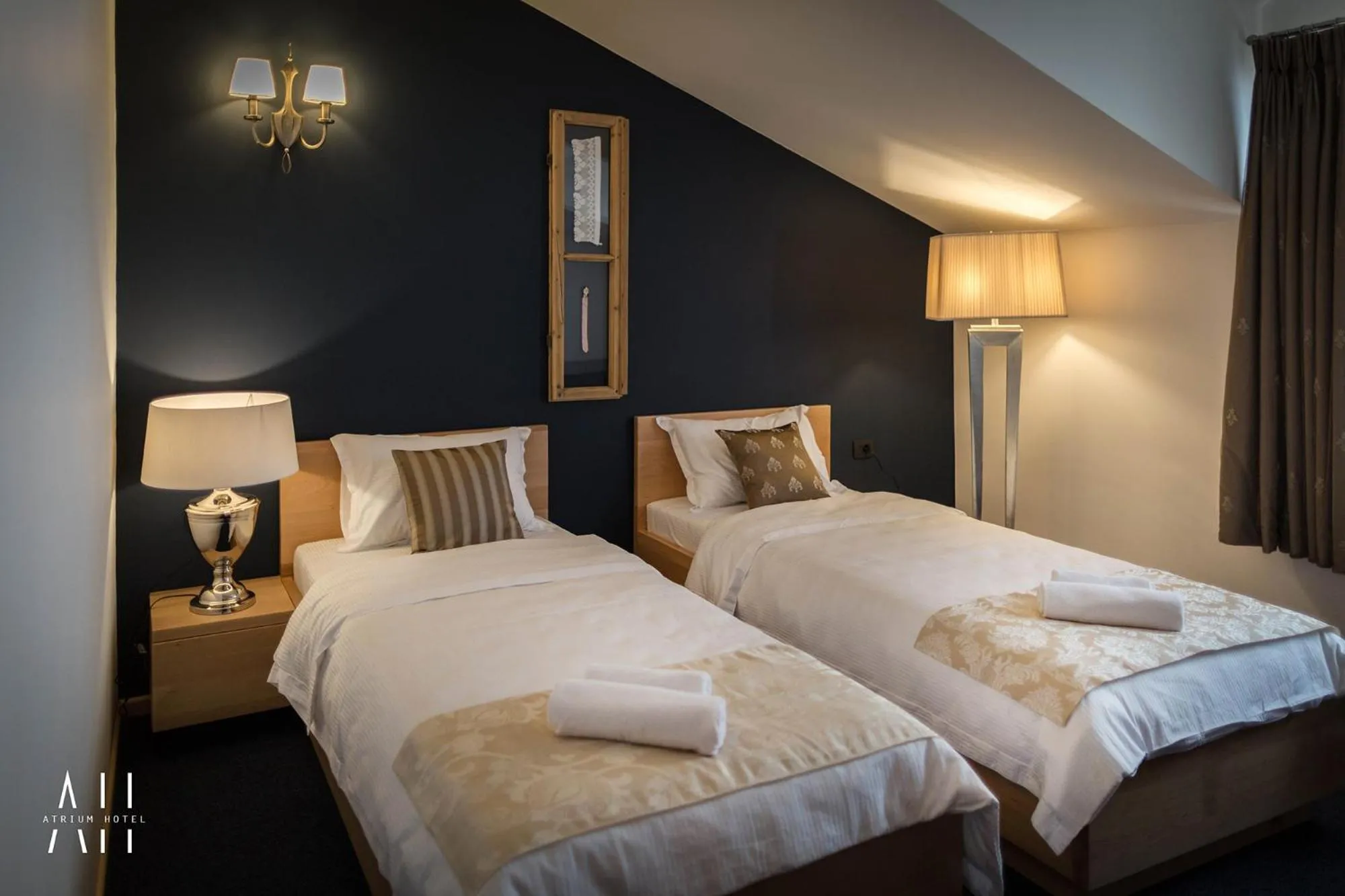 Photo of the whole room, Bed in GARNI HOTEL ATRIUM