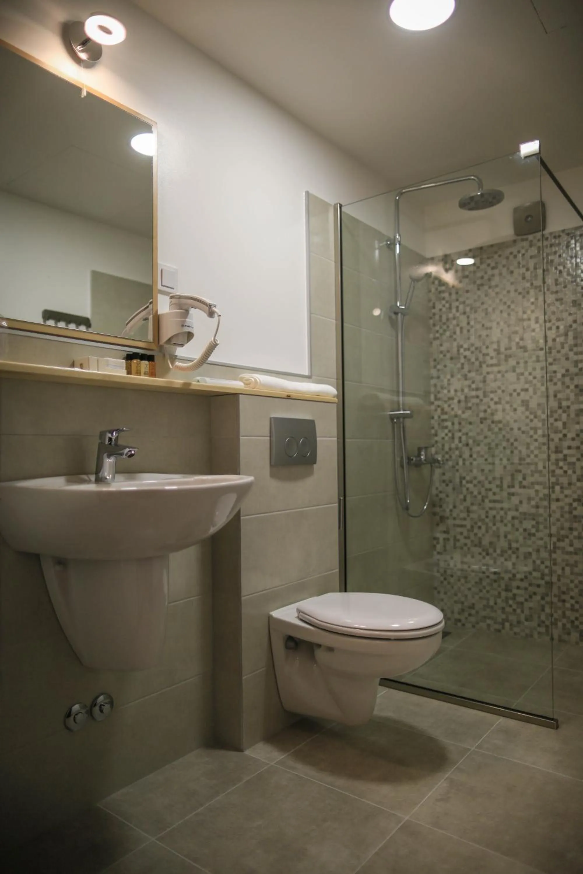 Shower in GARNI HOTEL ATRIUM