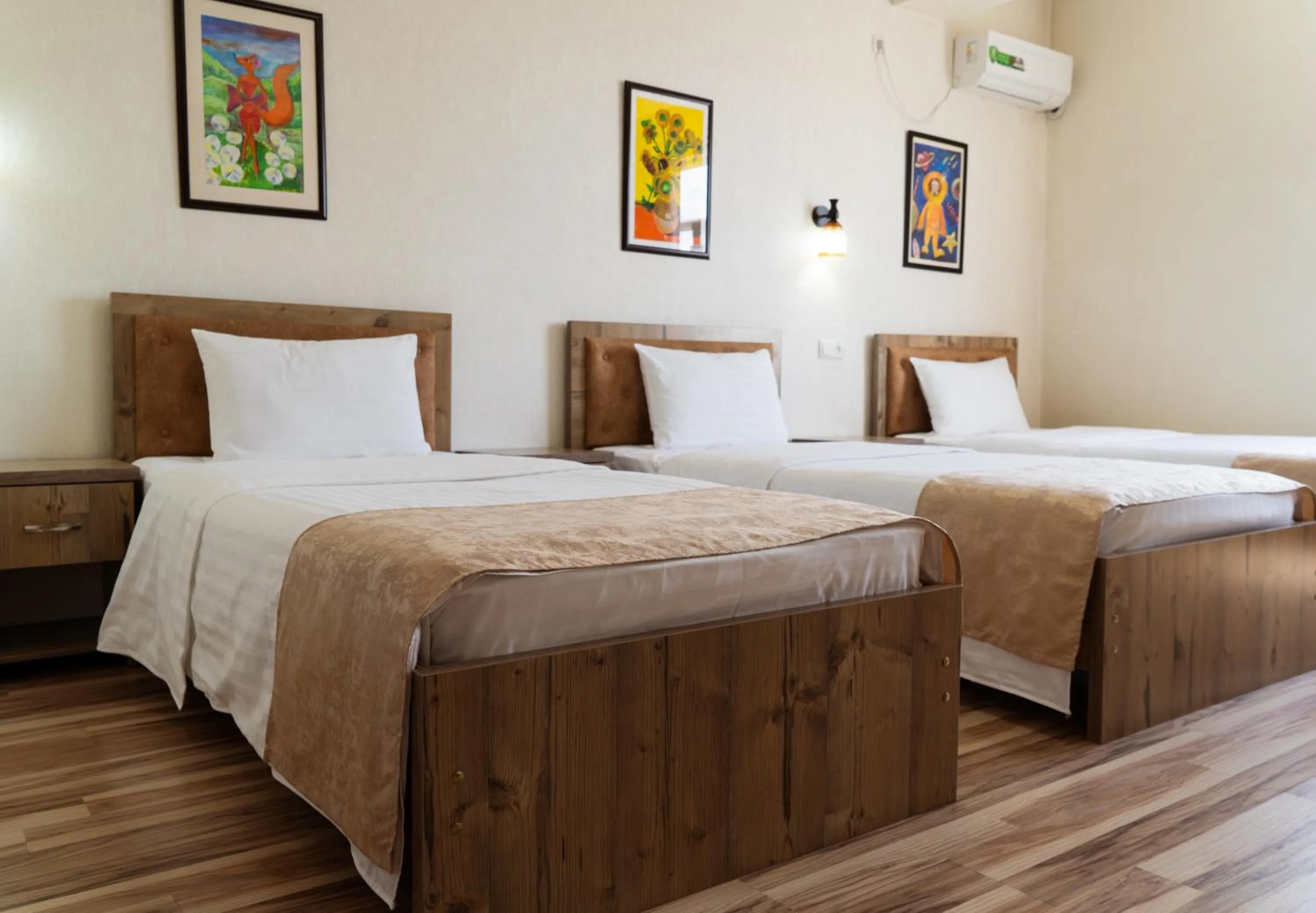 Bed in TOURIST INN hotel