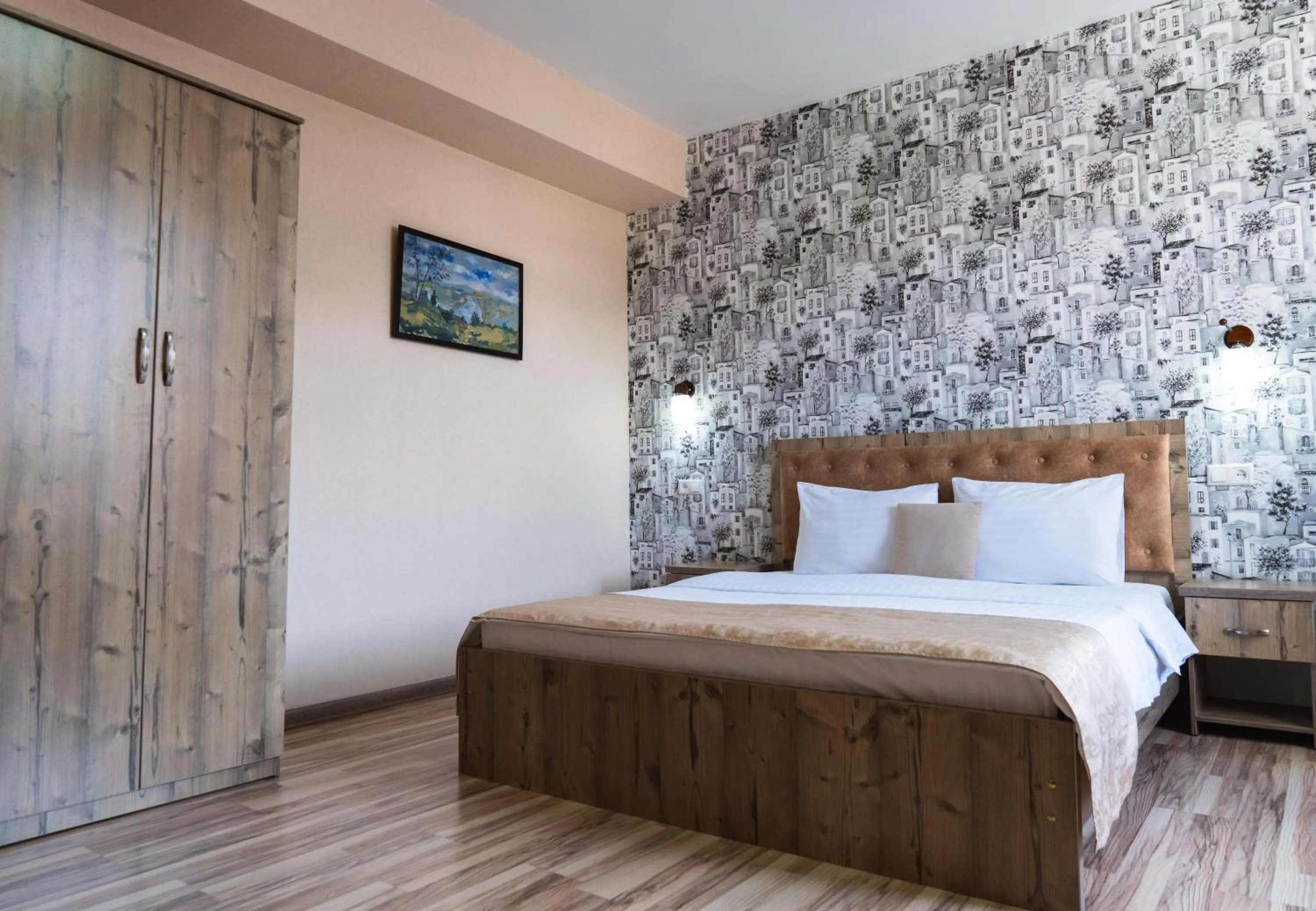 Bed in TOURIST INN hotel