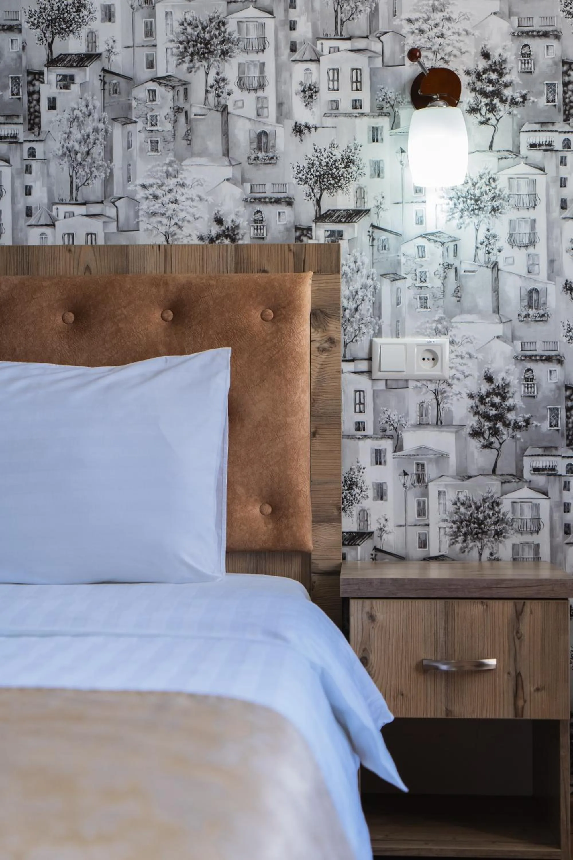 Bed in TOURIST INN hotel