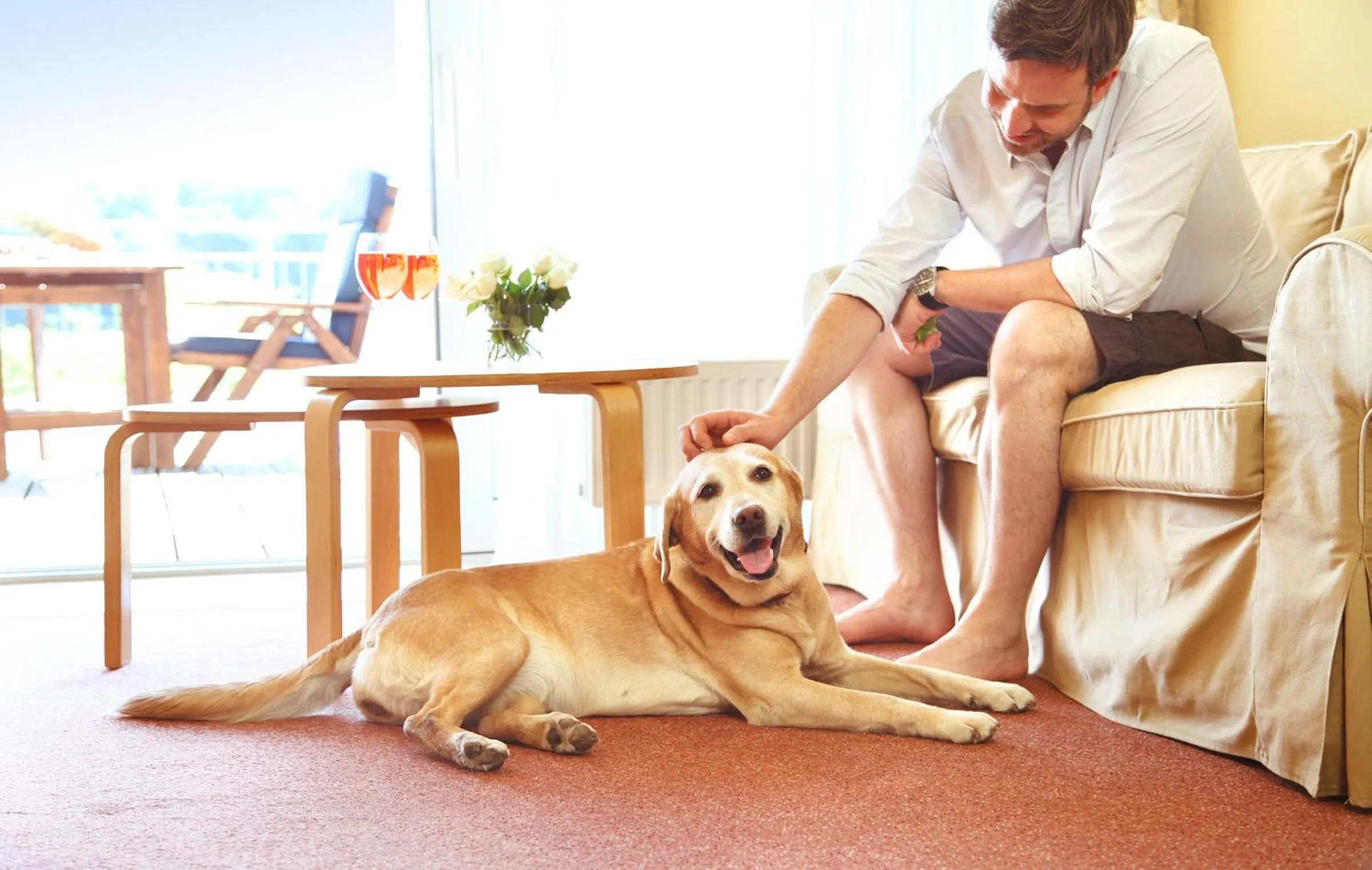 Living room in Aparthotel Seepanorama