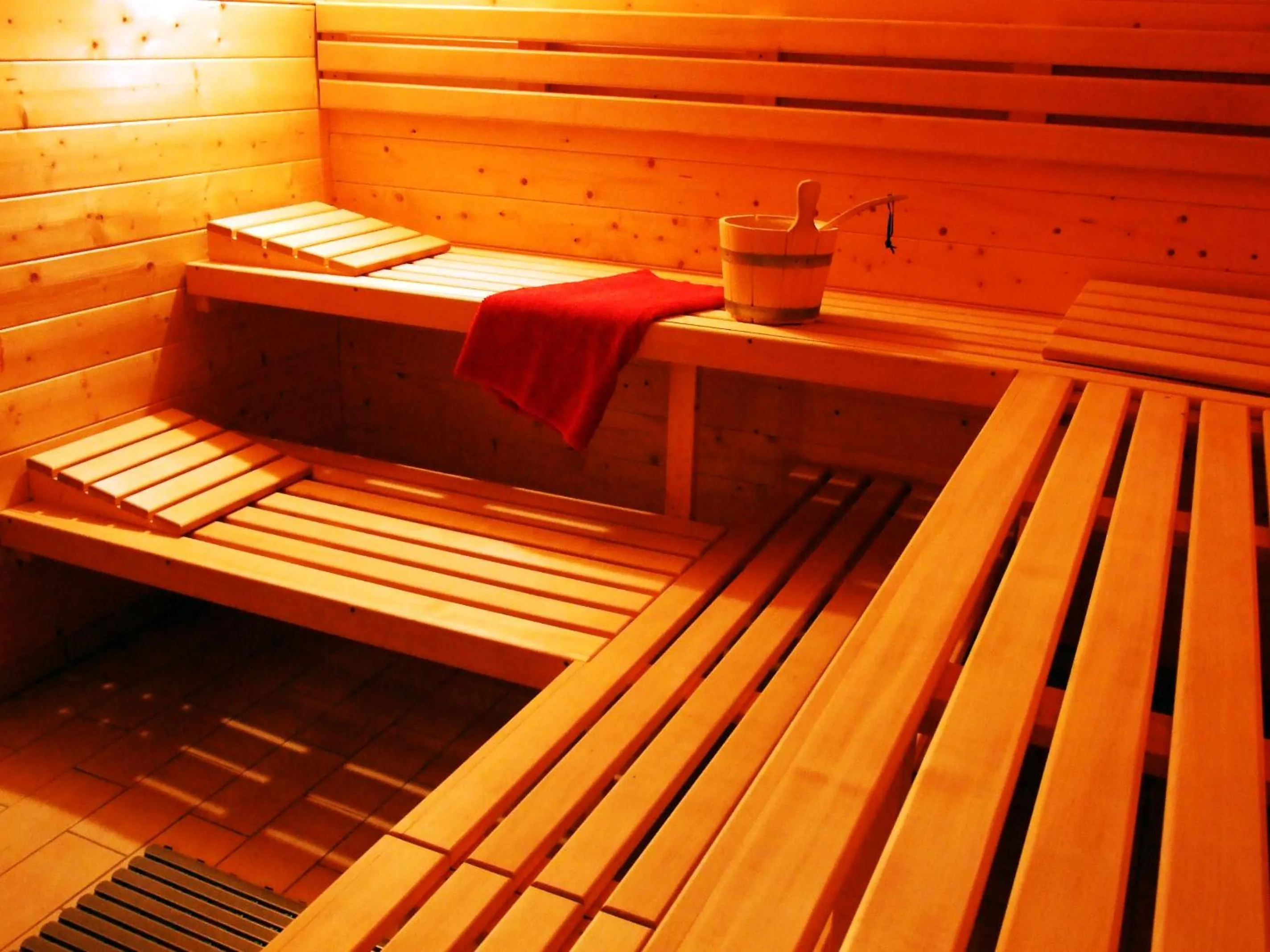 Sauna in Aparthotel Seepanorama