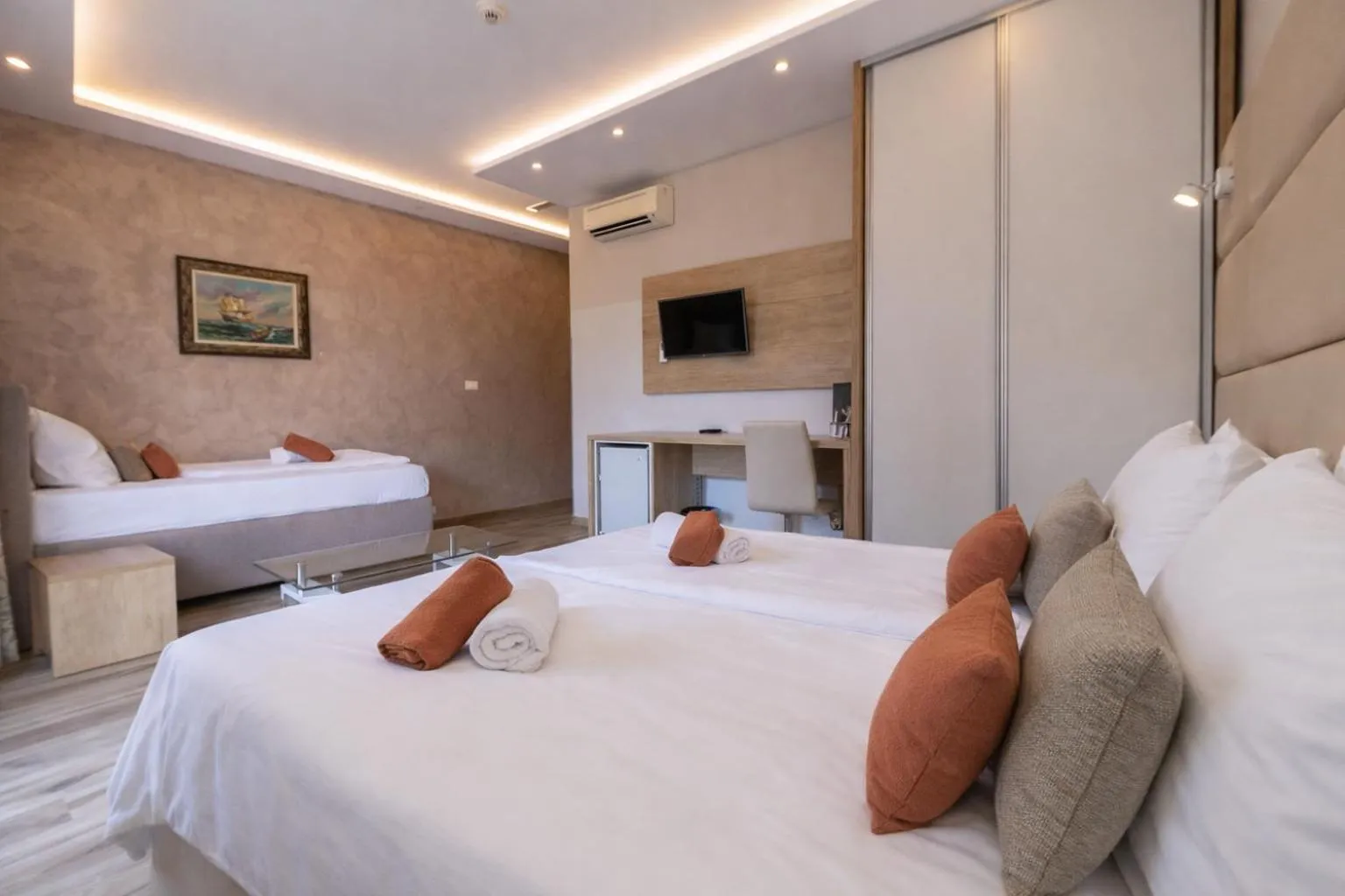 Bed in Hotel Butua Residence