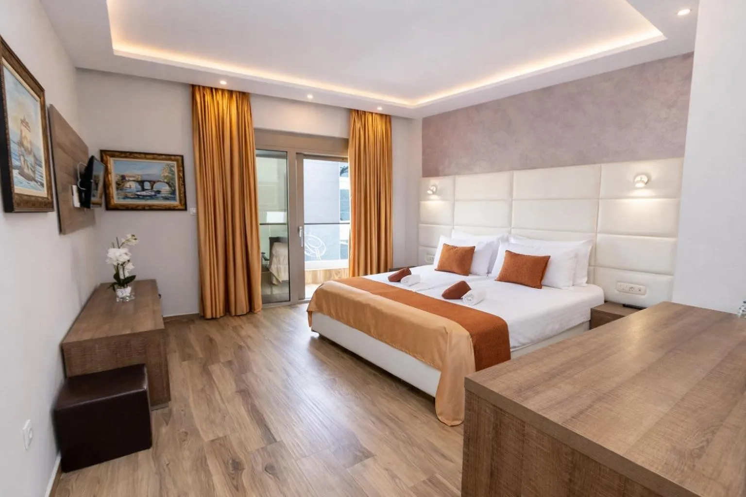 Bed in Hotel Butua Residence