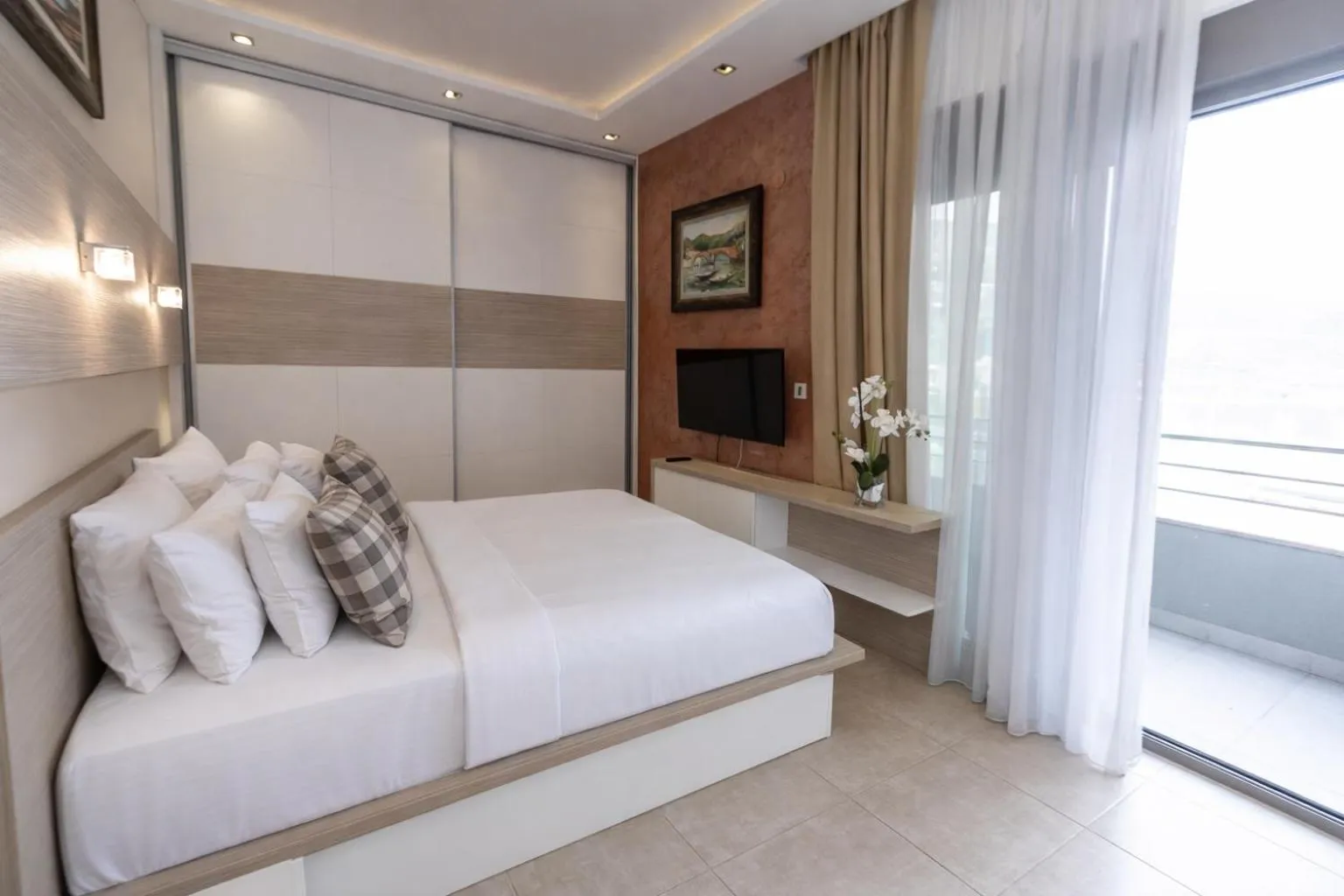 Bed in Hotel Butua Residence