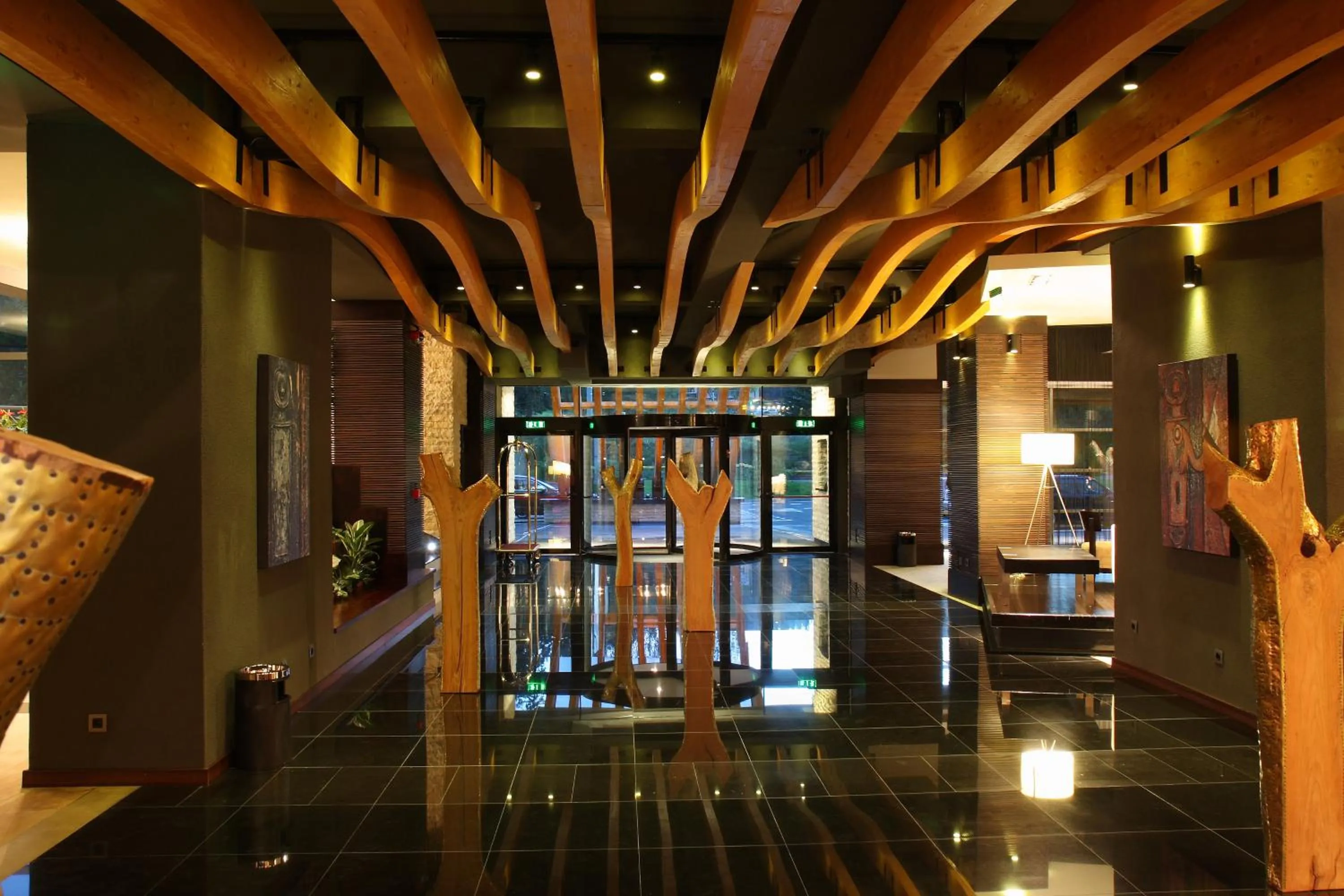 Lobby or reception in Hotel Orizont
