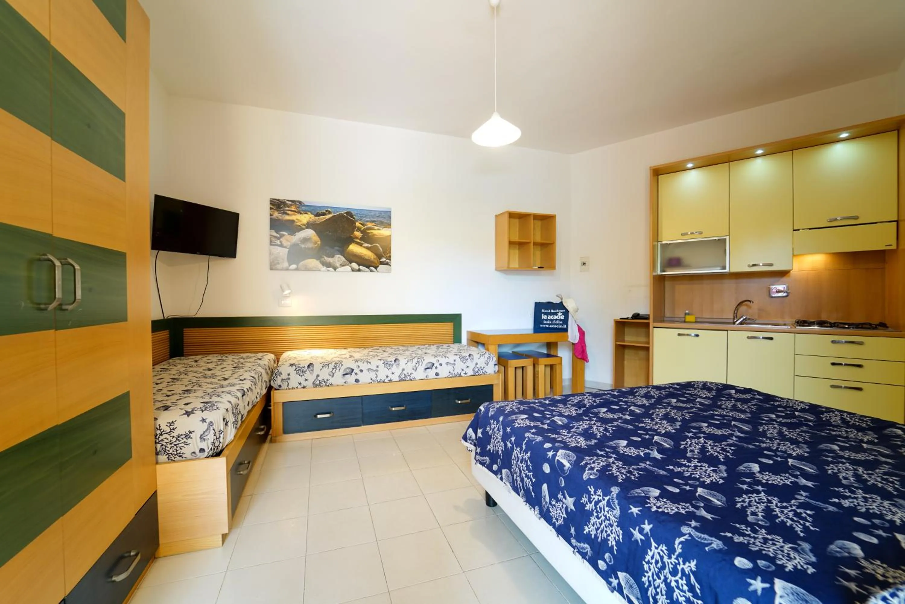 Photo of the whole room, Bed in Residence Le Acacie