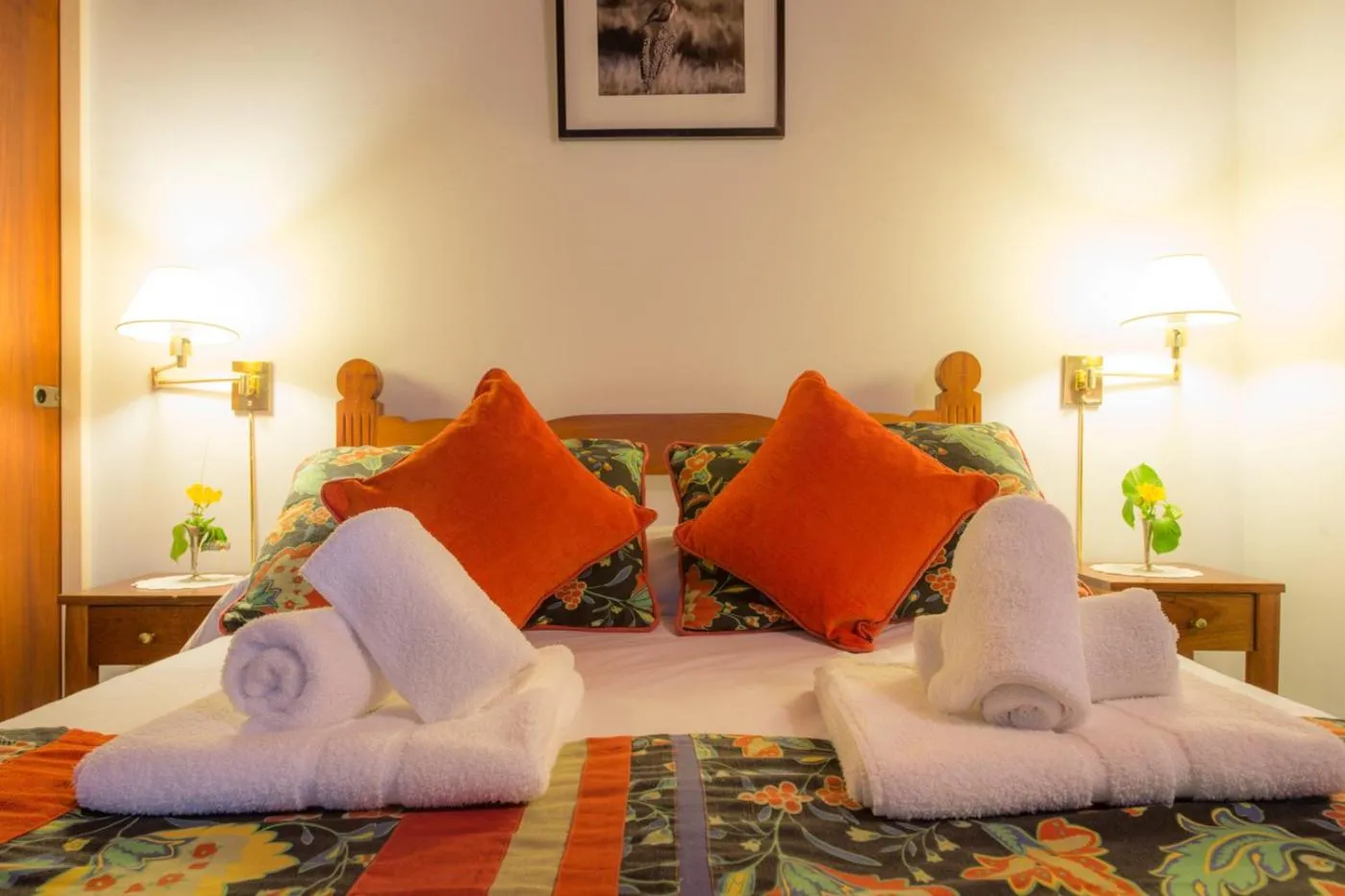 Bed in Apart Hotel La Bora