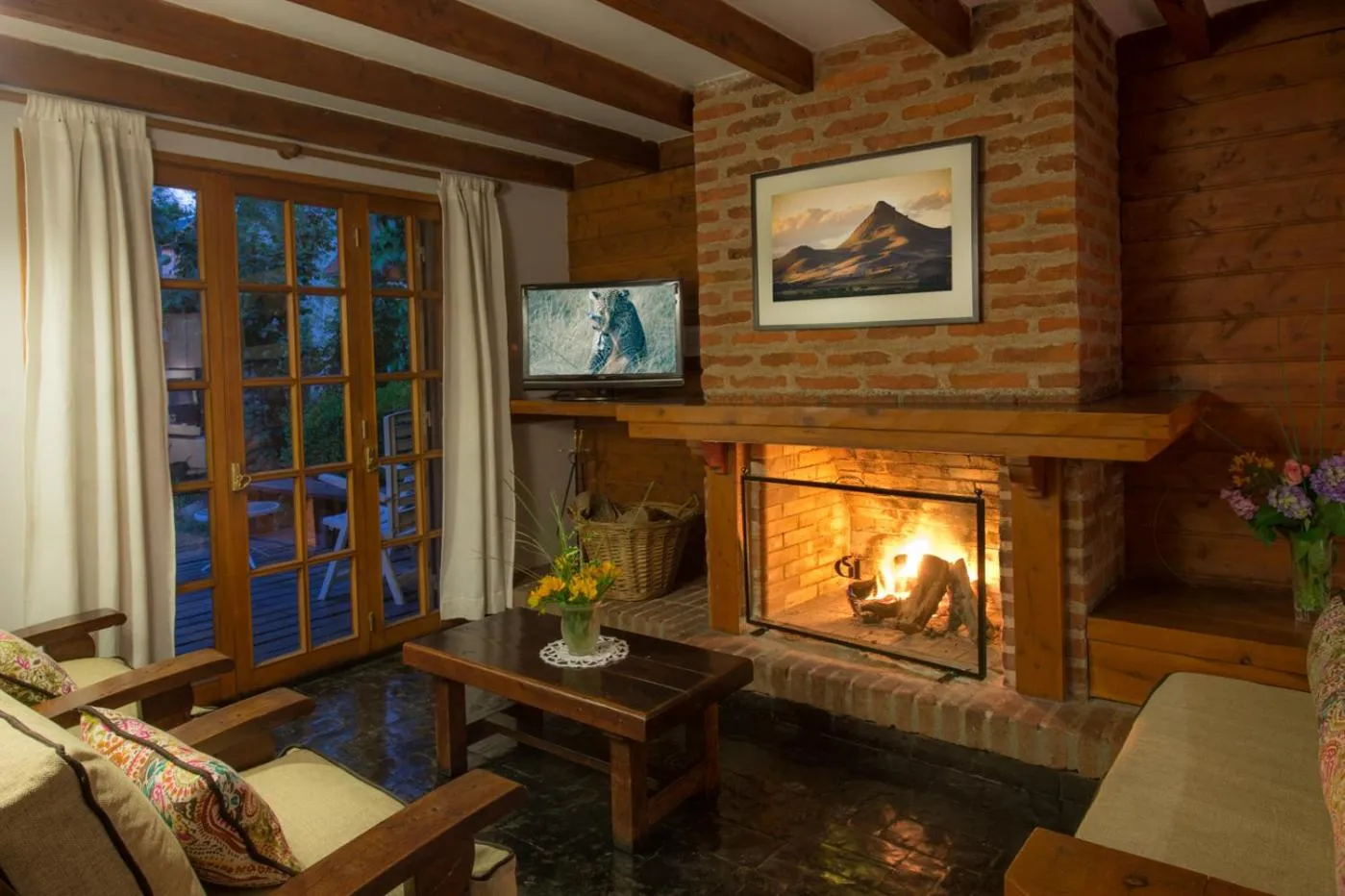 Seating area in Apart Hotel La Bora