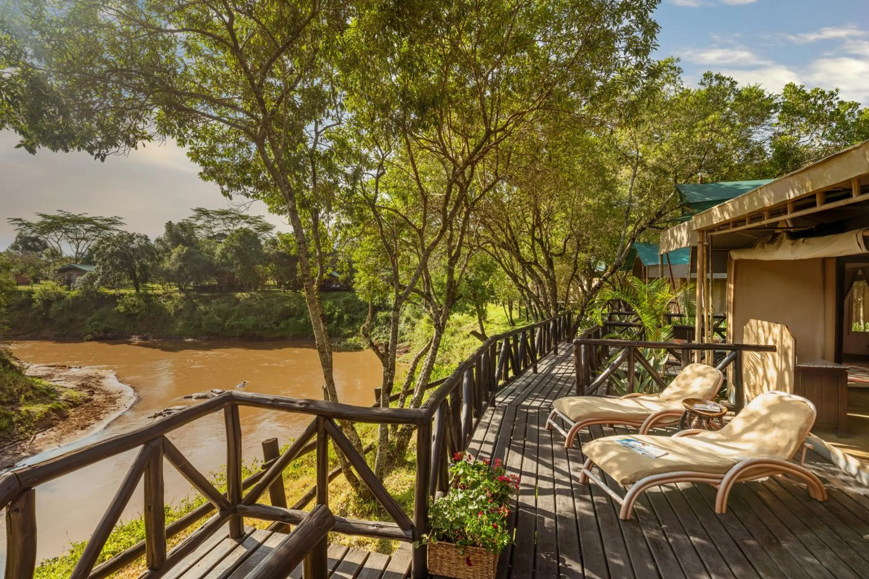 Balcony/Terrace in Fairmont Mara Safari Club