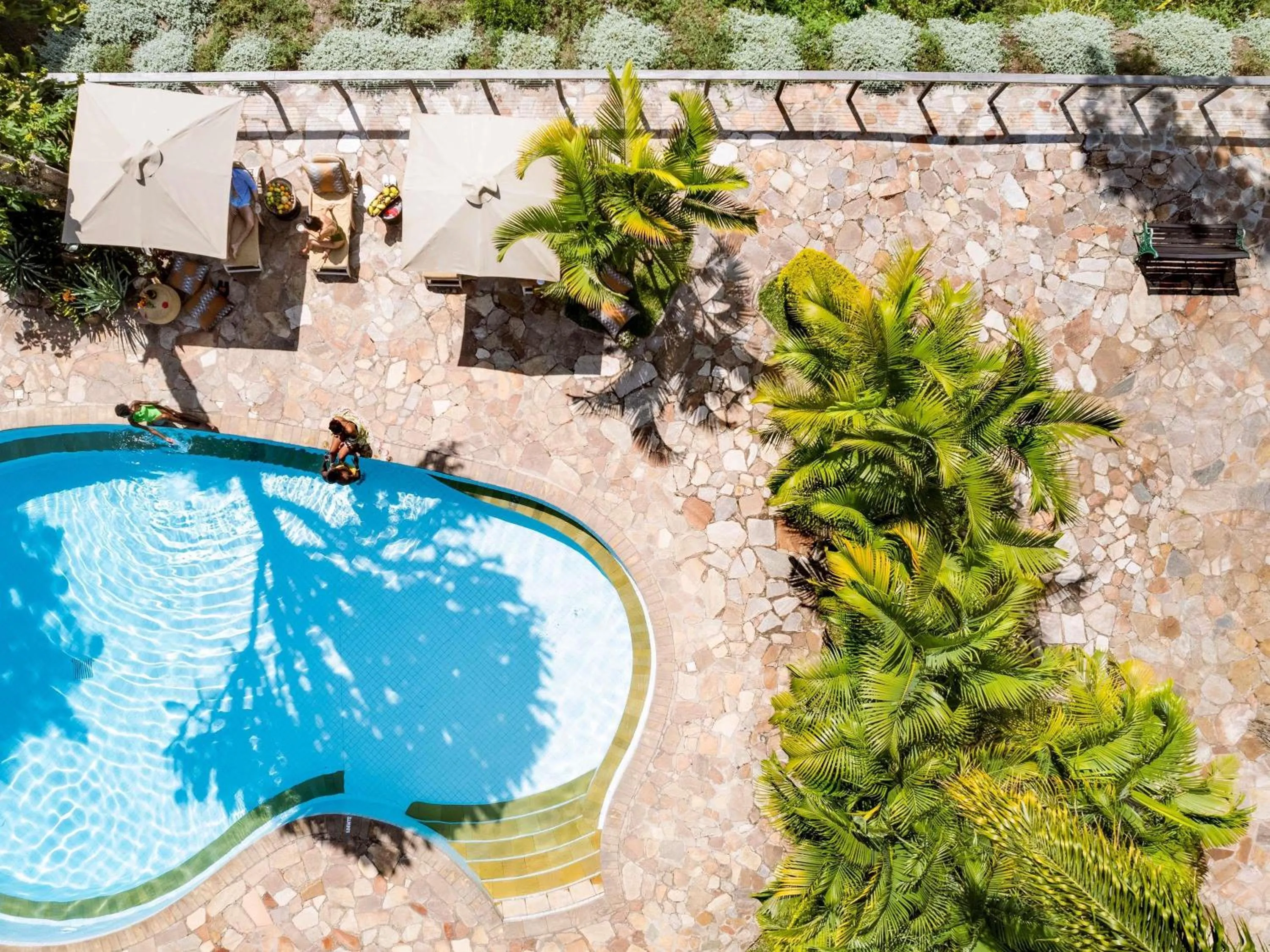 Pool view in Fairmont Mara Safari Club