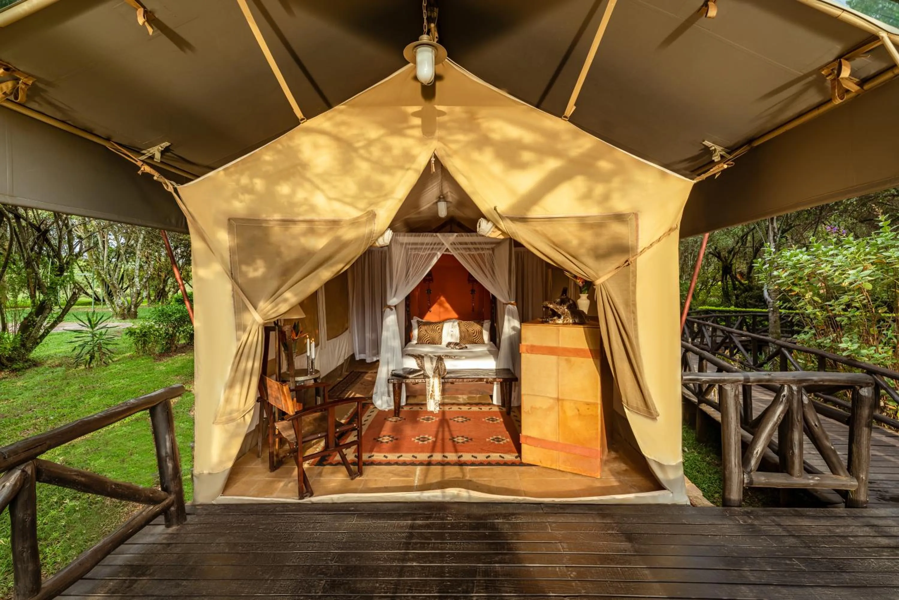 Bed in Fairmont Mara Safari Club