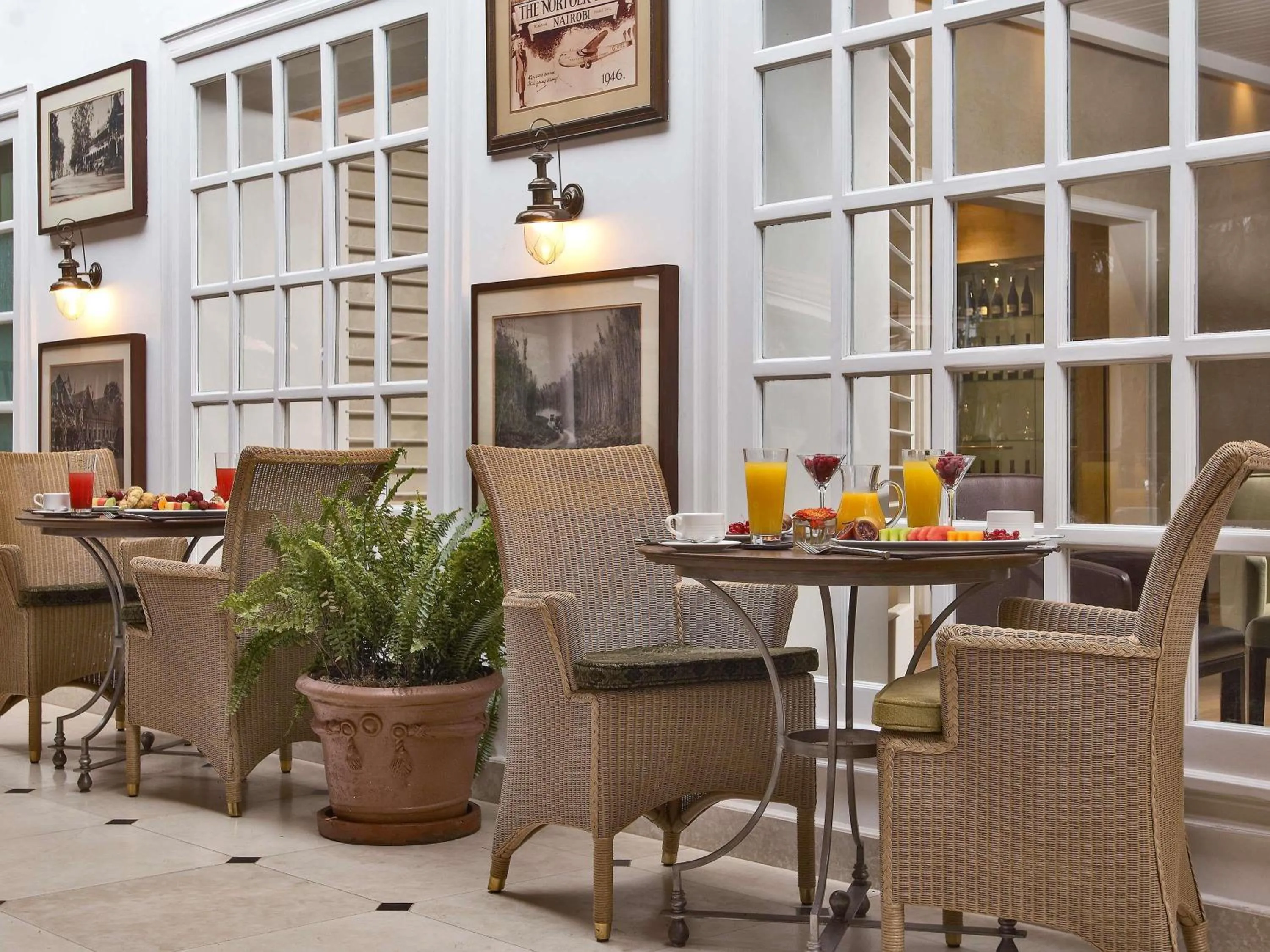 Restaurant/places to eat in Fairmont The Norfolk