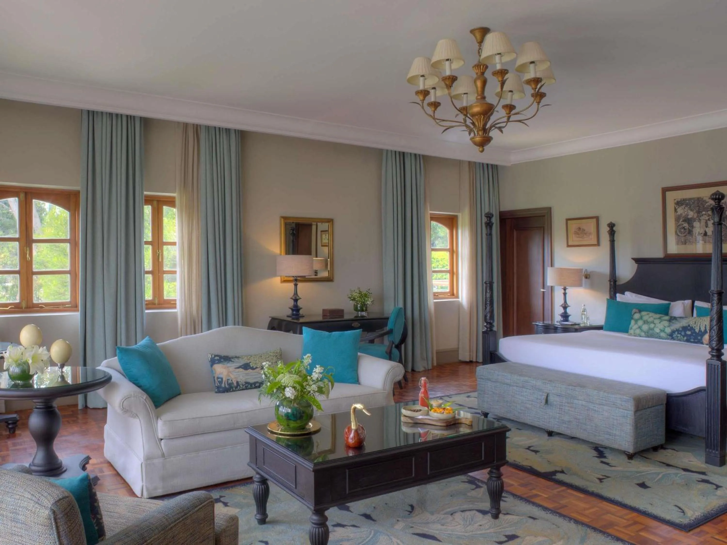 Bedroom, Bed in Fairmont Mount Kenya Safari Club