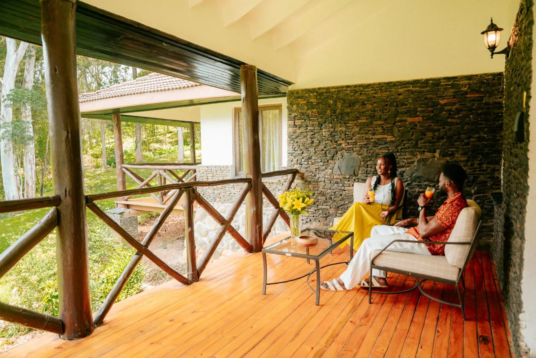 Patio in Fairmont Mount Kenya Safari Club