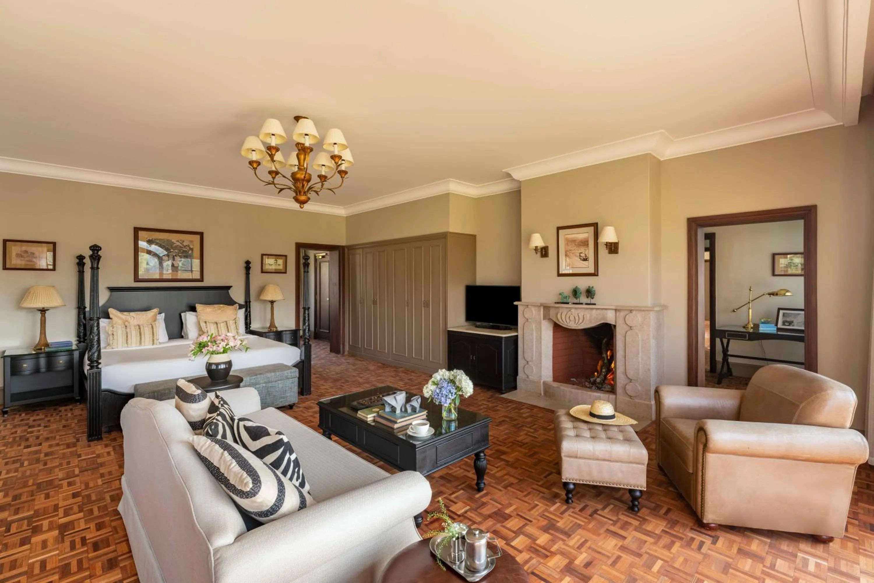 Seating area in Fairmont Mount Kenya Safari Club