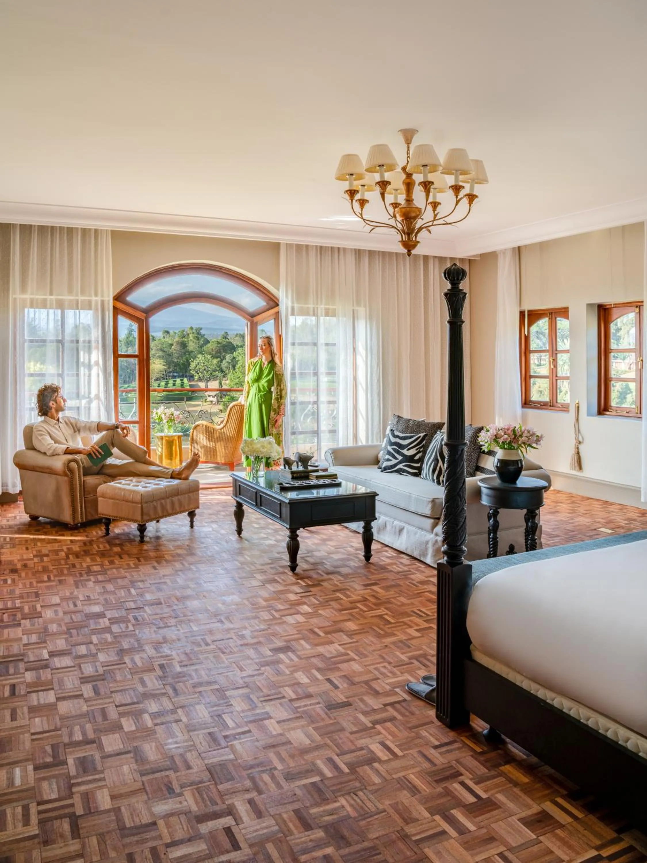 Property building, Bed in Fairmont Mount Kenya Safari Club