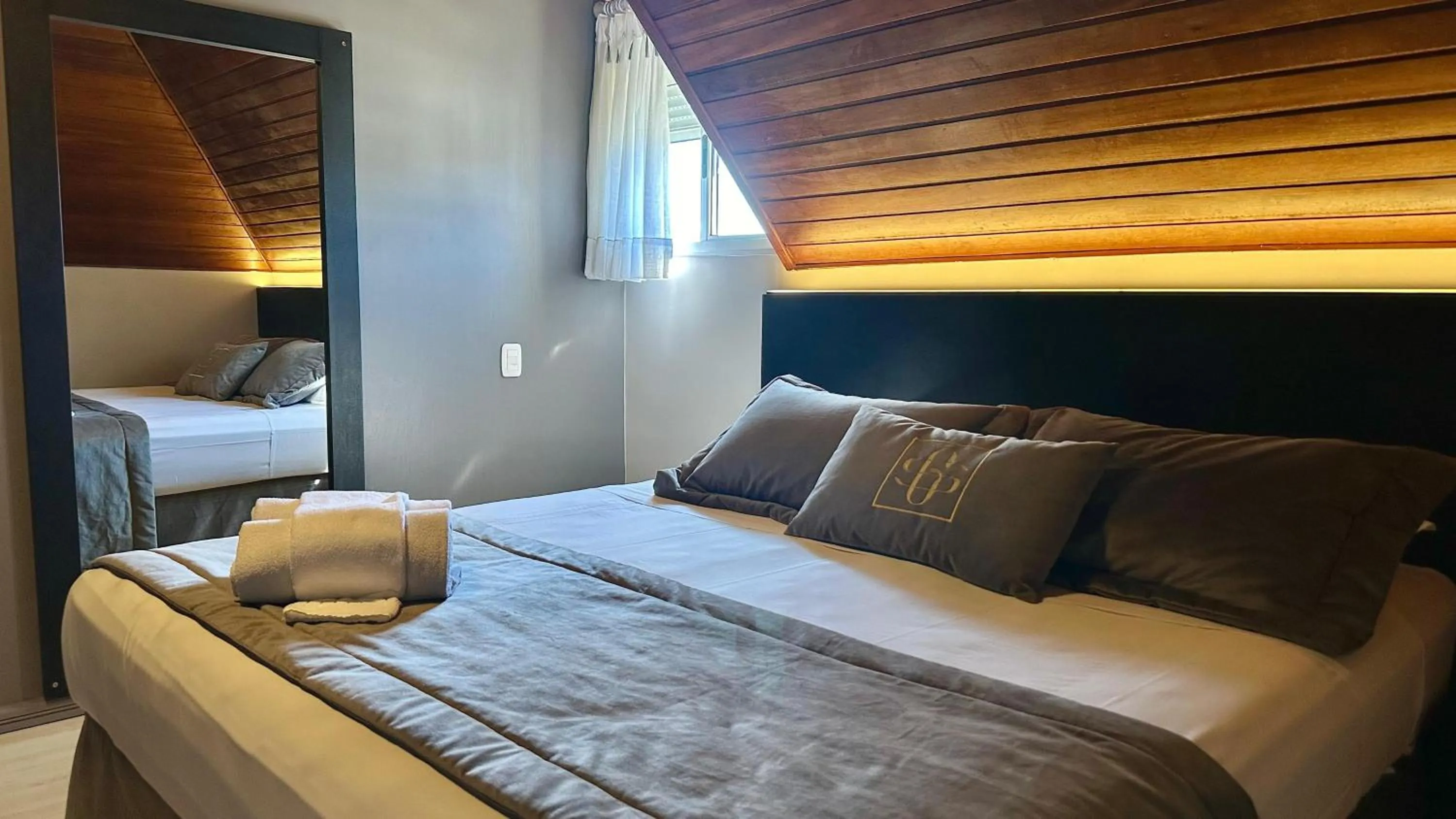 Bed in Hotel Glamour da Serra