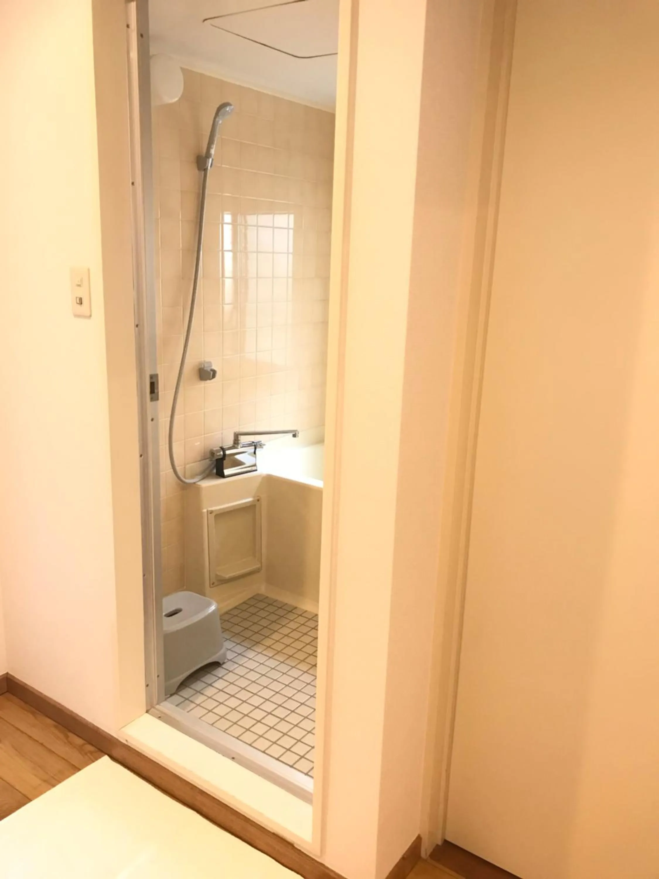 Shower in Motomachi Flat