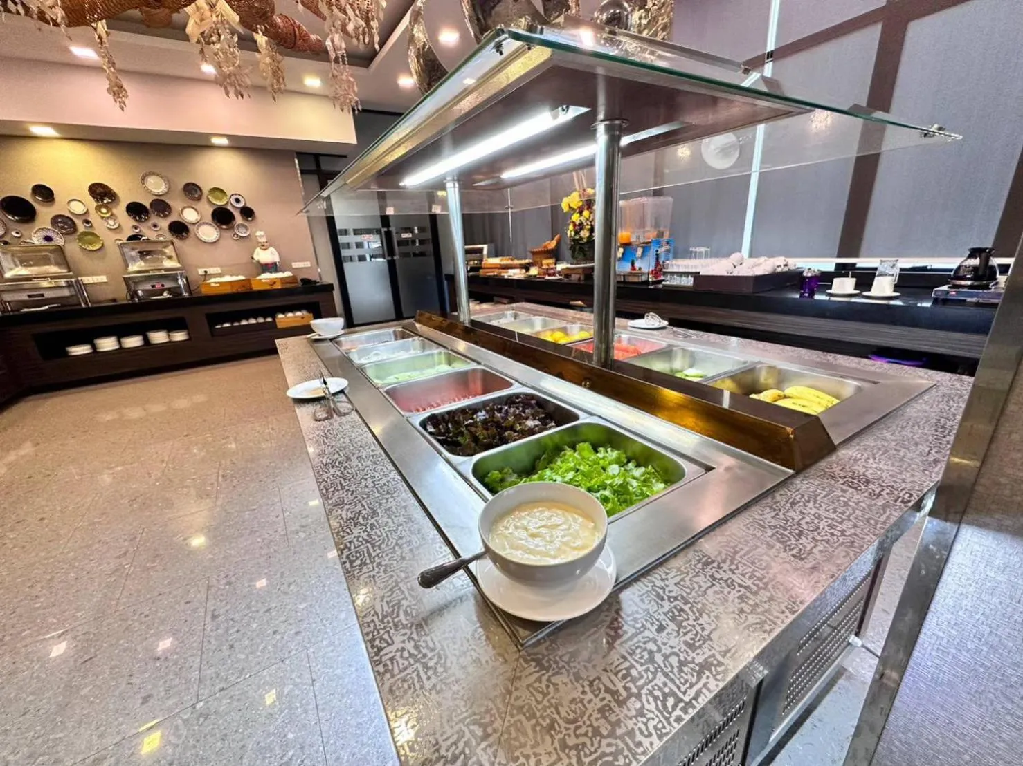 Breakfast in O2 Luxury Hotel