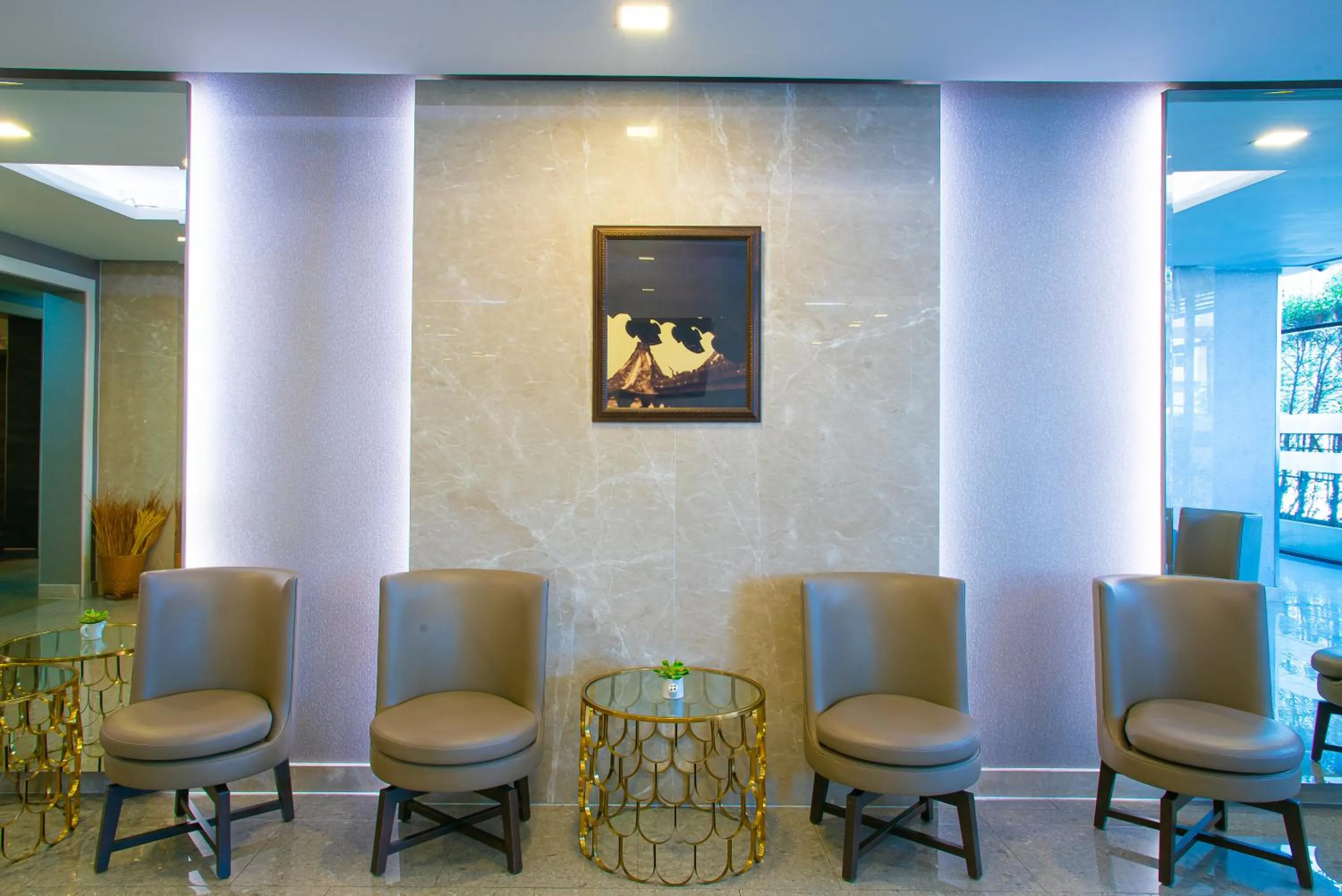 Lobby or reception in O2 Luxury Hotel