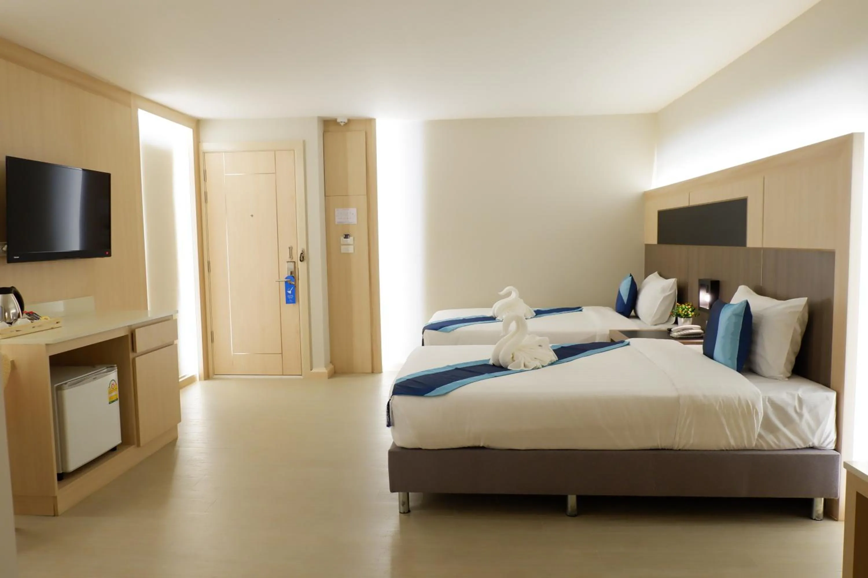 Bed in O2 Luxury Hotel