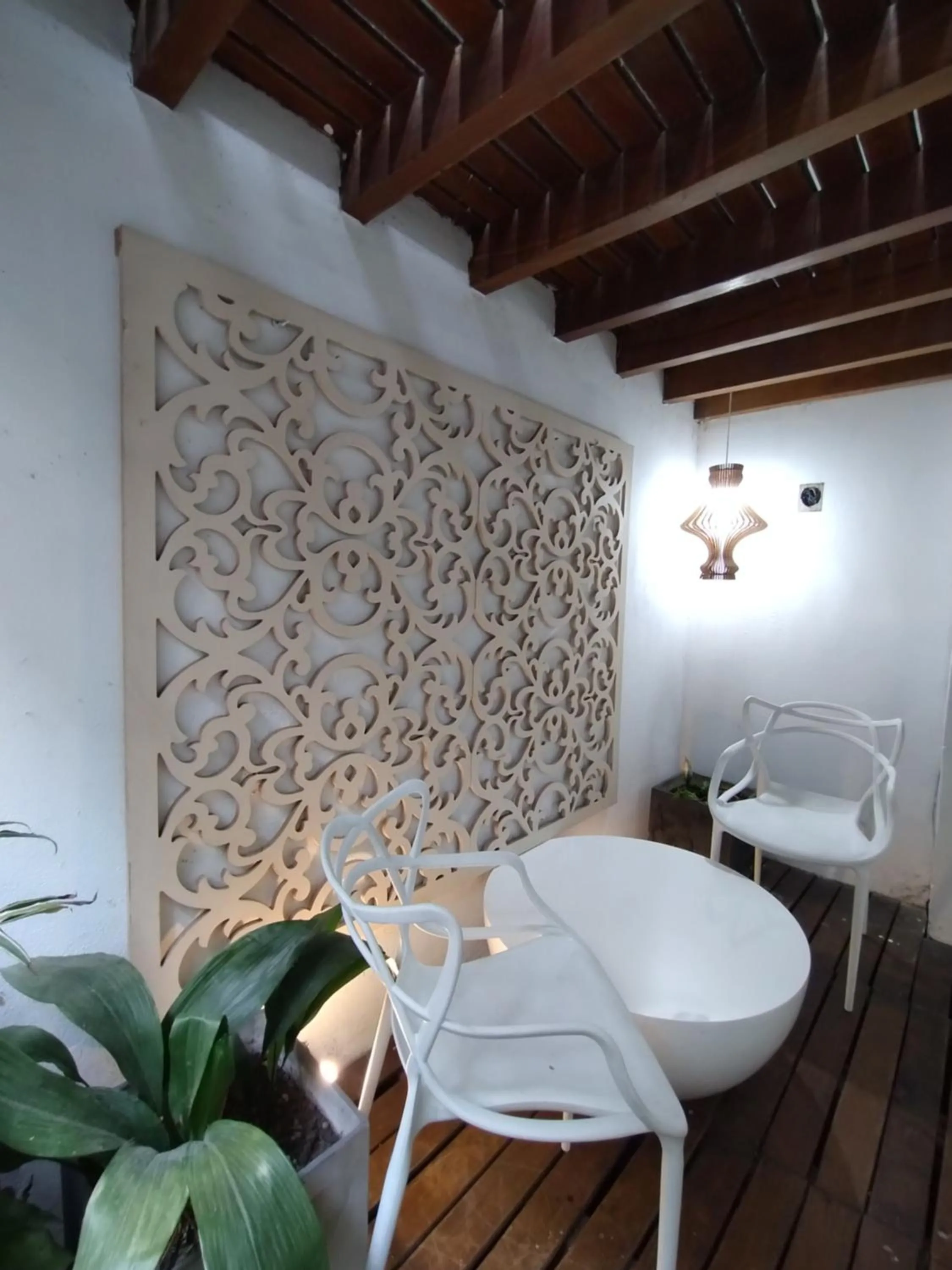 Seating area in Maitre Hotel Boutique