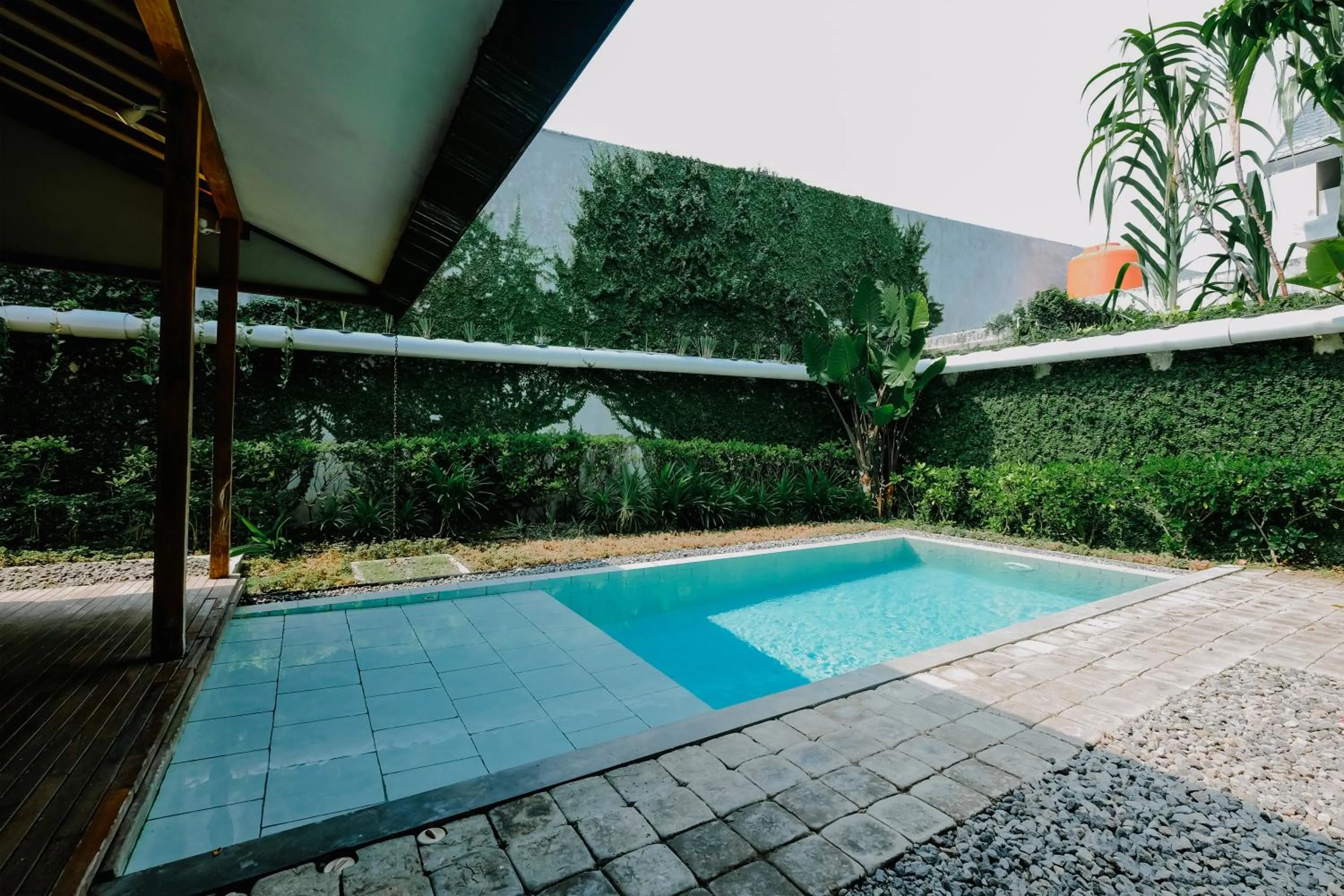 Pool view in Ayom Java Village Solo