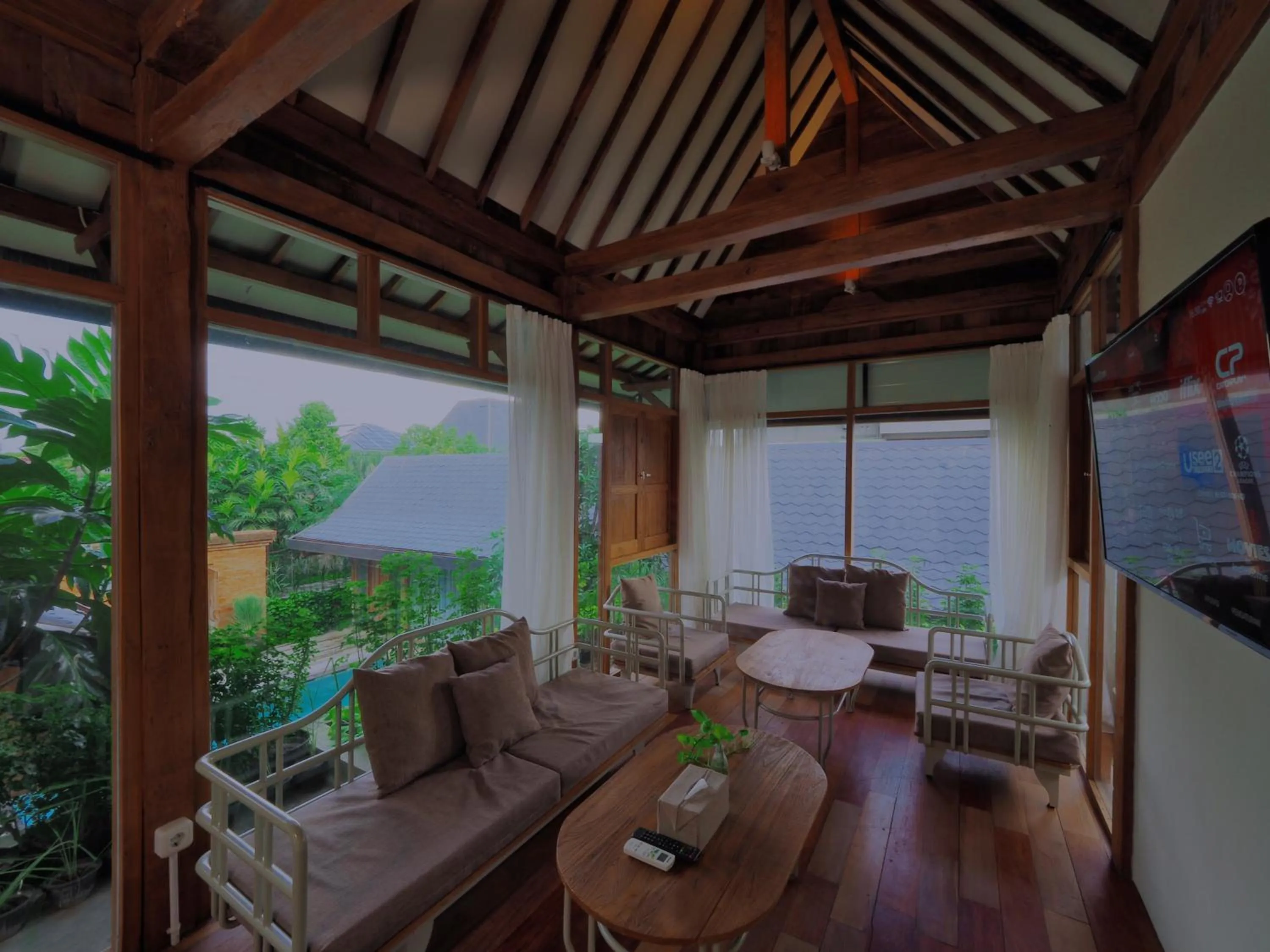 Living room in Ayom Java Village Solo