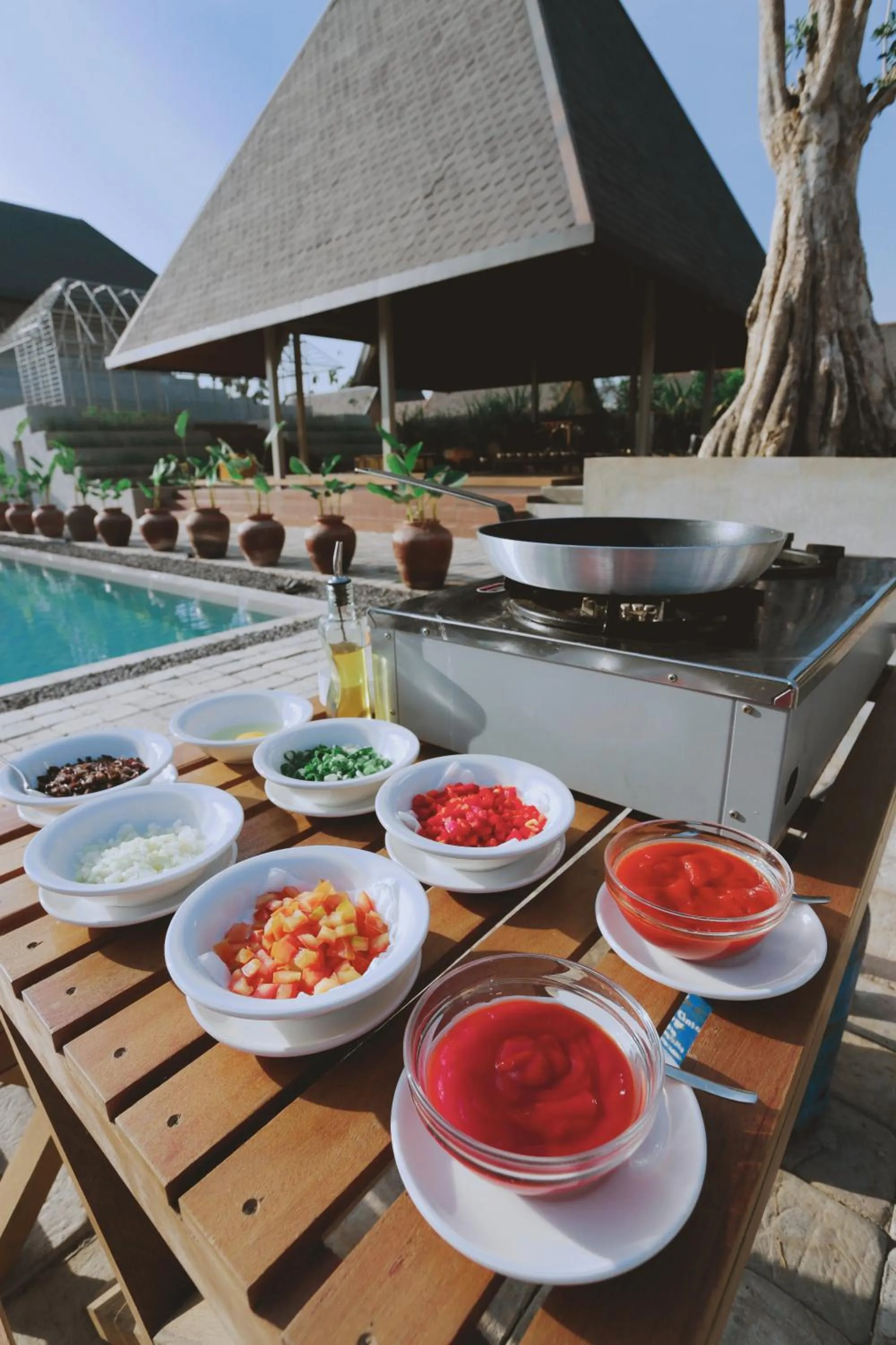 Restaurant/places to eat in Ayom Java Village Solo