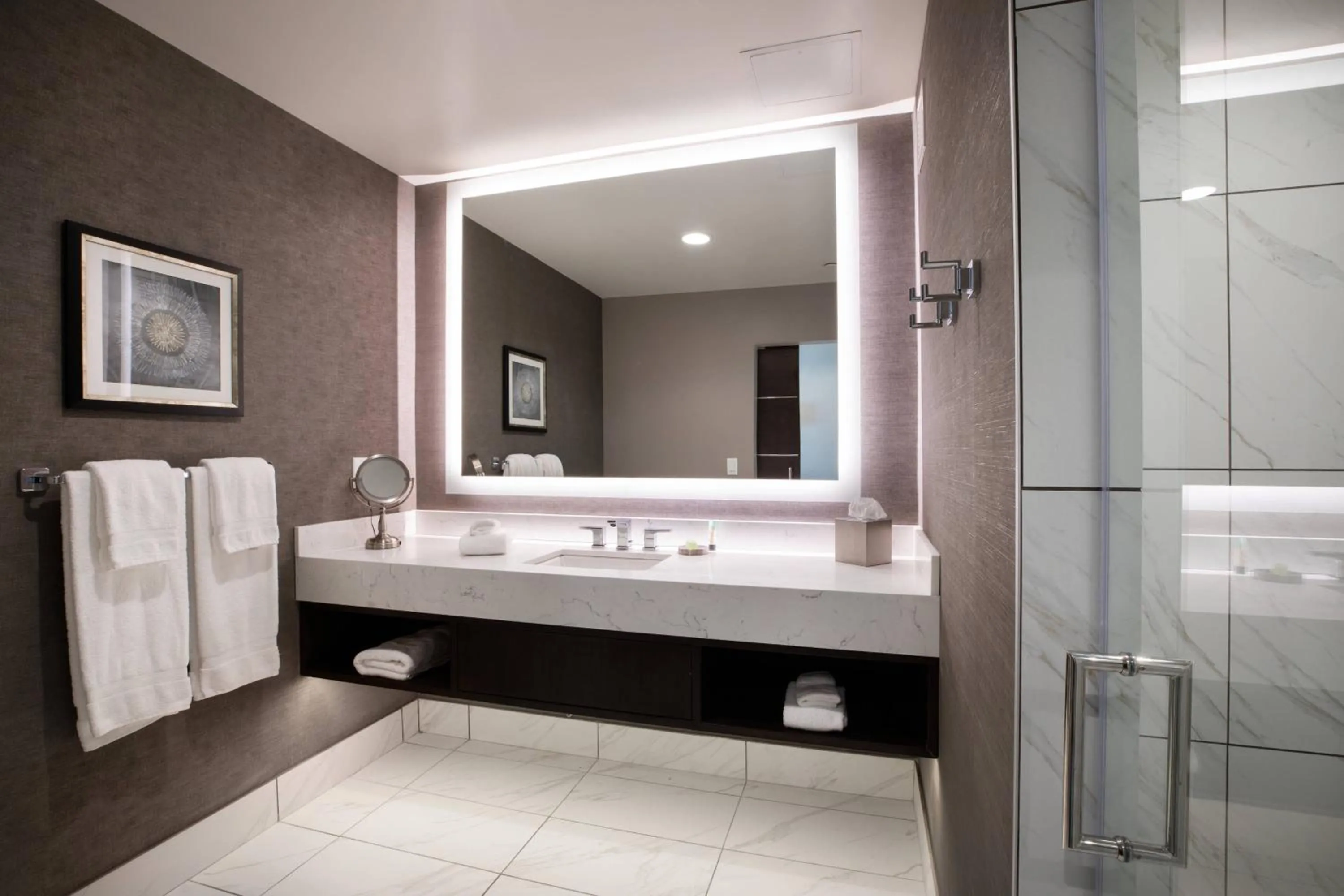 Bathroom in Ambassador Hotel Kansas City, Autograph Collection