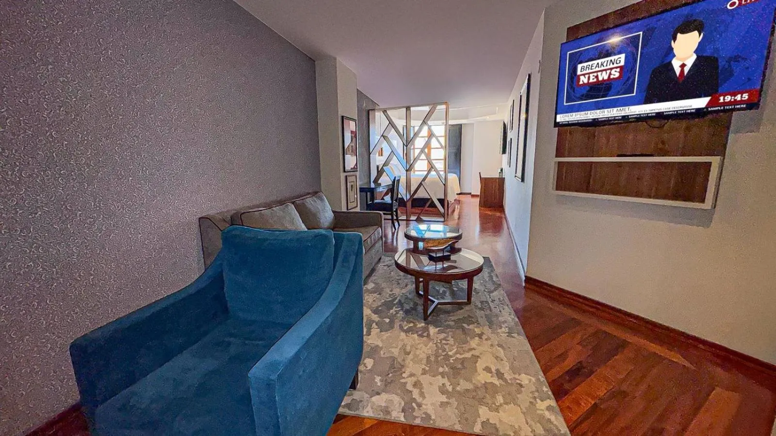 Bedroom in Santa Rita Hotel del Arte